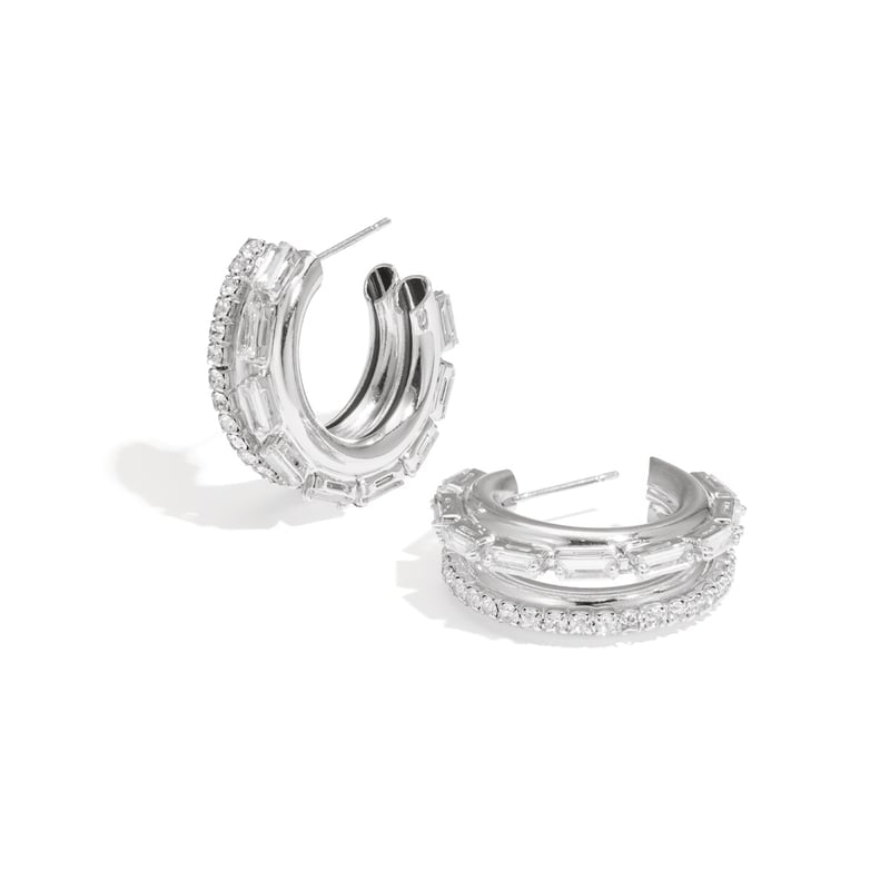 Iron Hoop Earrings circle Elegant Christmas Luxurious Series Women's jewelry