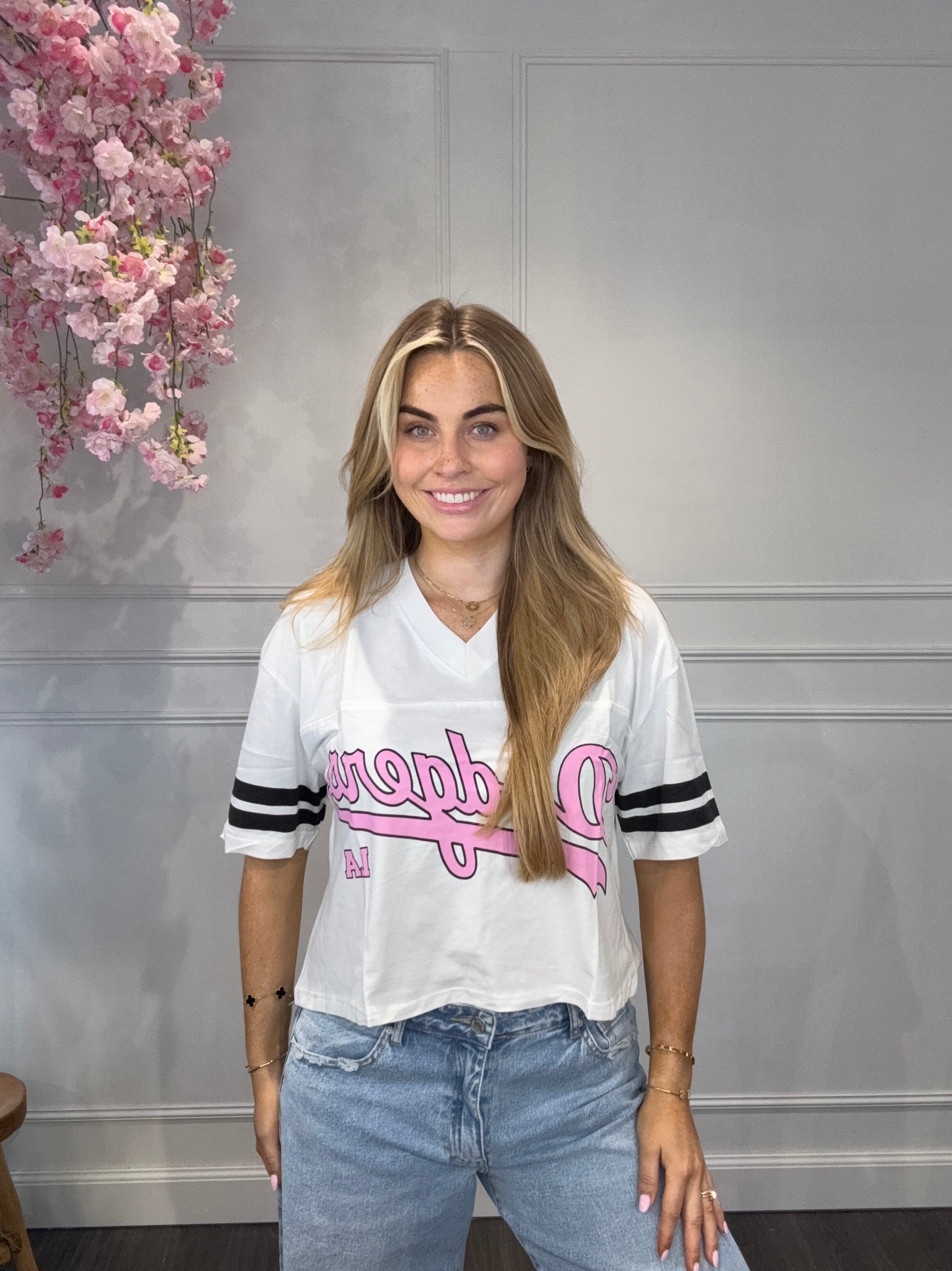 T-Shirt Dodgers Roze