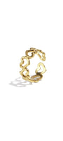 Ring Little Cute Hearts Goud