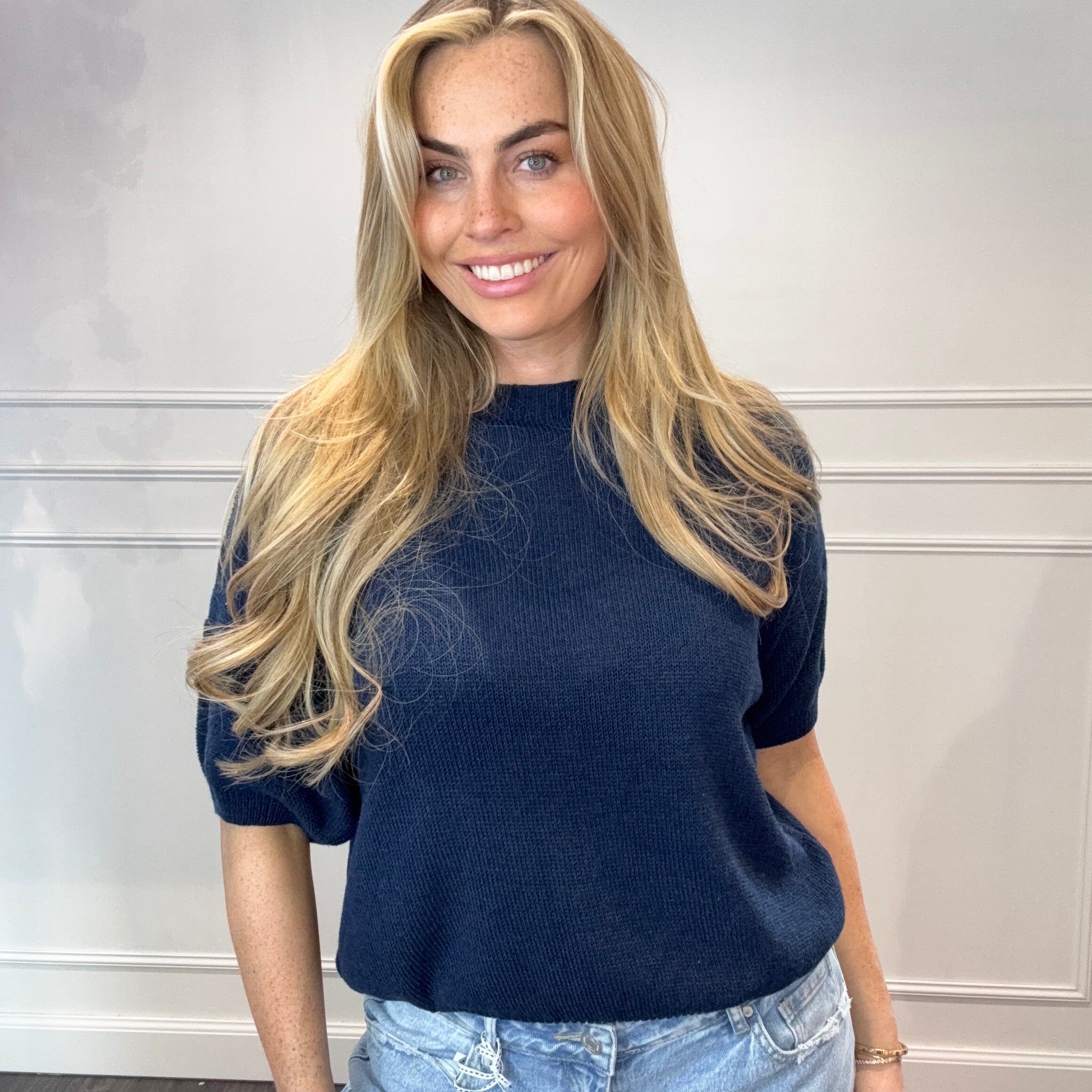 Mandy Jane Top Blauw