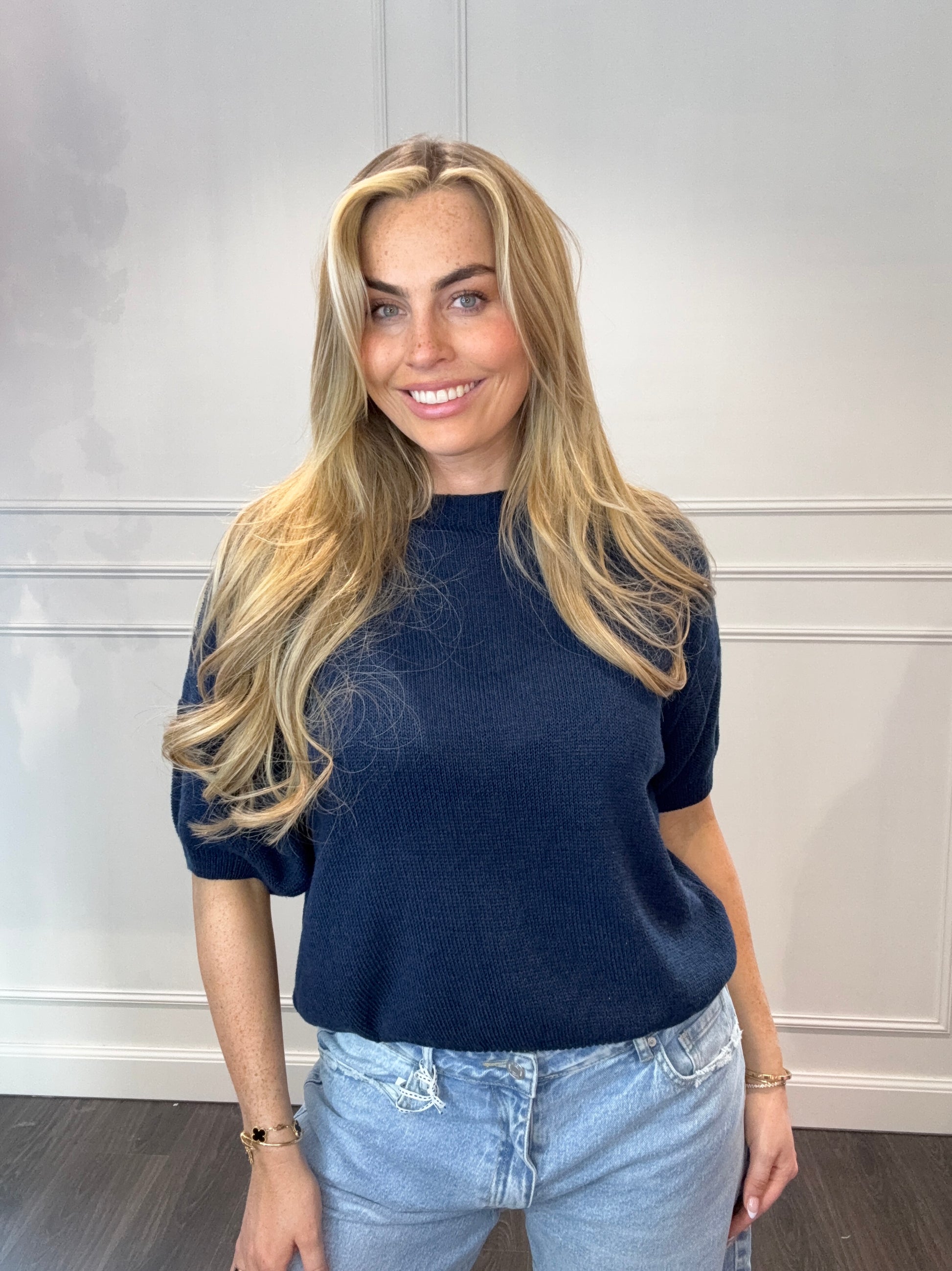 Mandy Jane Top Blauw