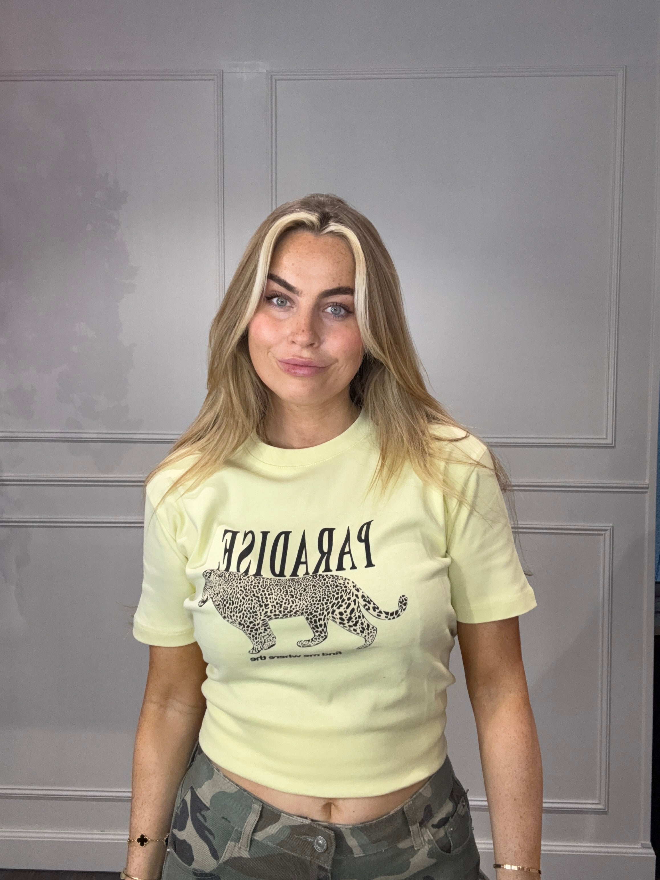 T-Shirt Yellow Panter