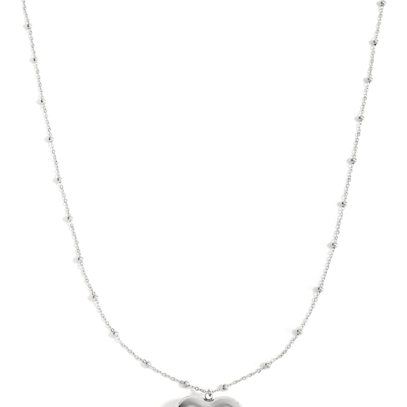 Stainless Steel Long Necklaces Heart Casual Daily Simple Series Women's jewelry