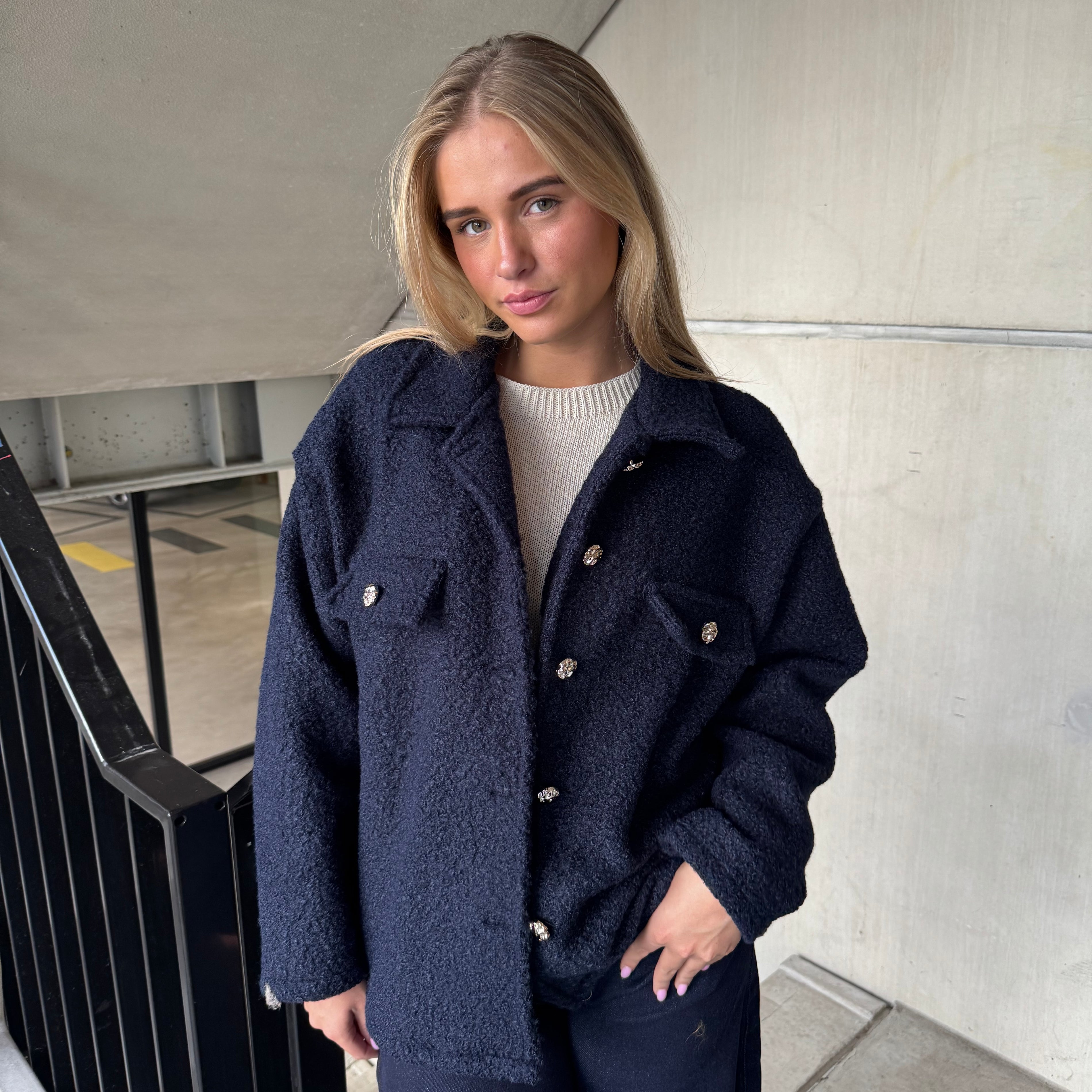 Jas/vest Donkerblauw