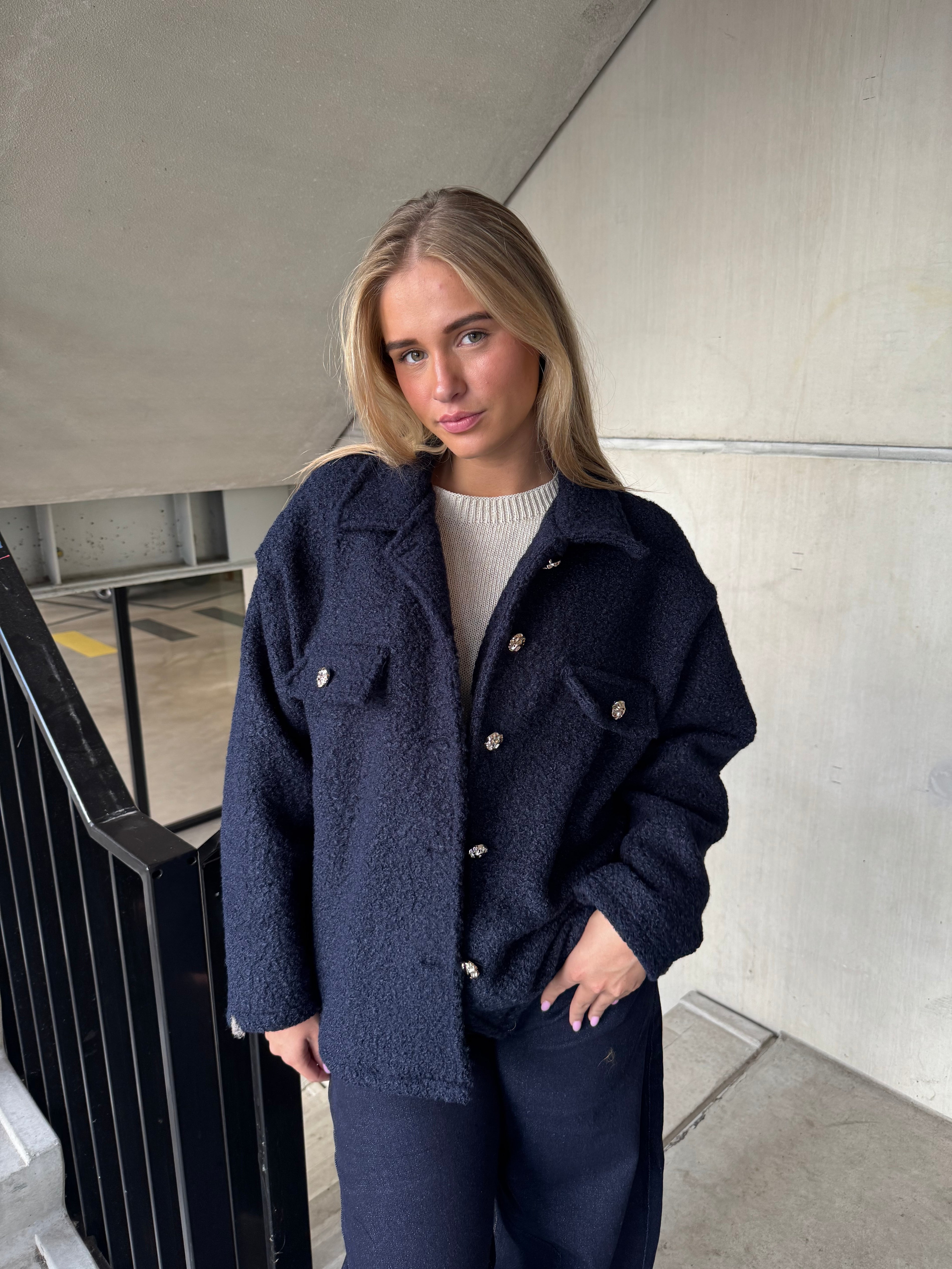 Jas/vest Donkerblauw