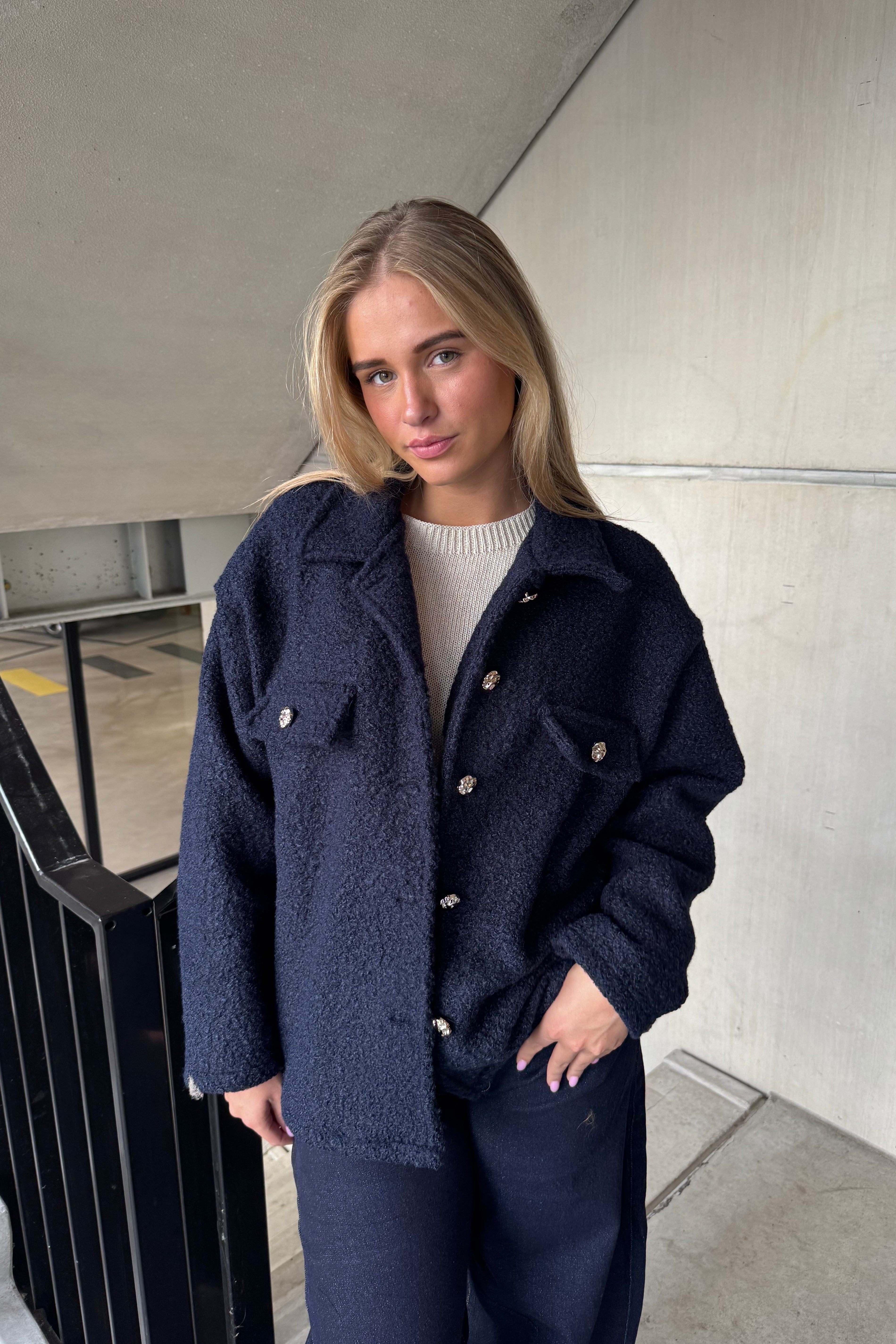 Jas/vest Donkerblauw