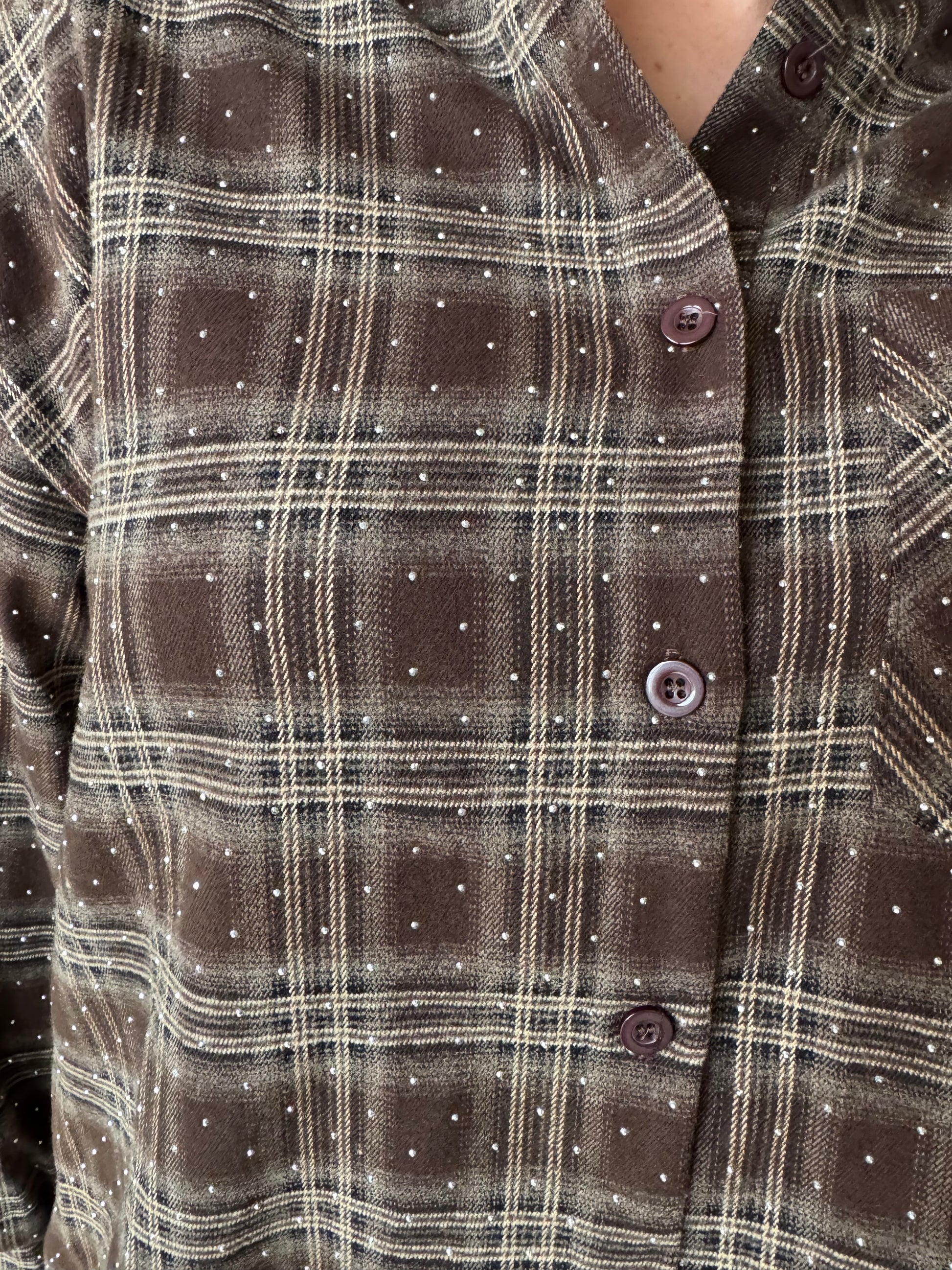 Blouse Sparkle Bruin