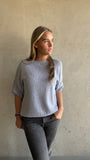 Trui Knitted Basic Grijs