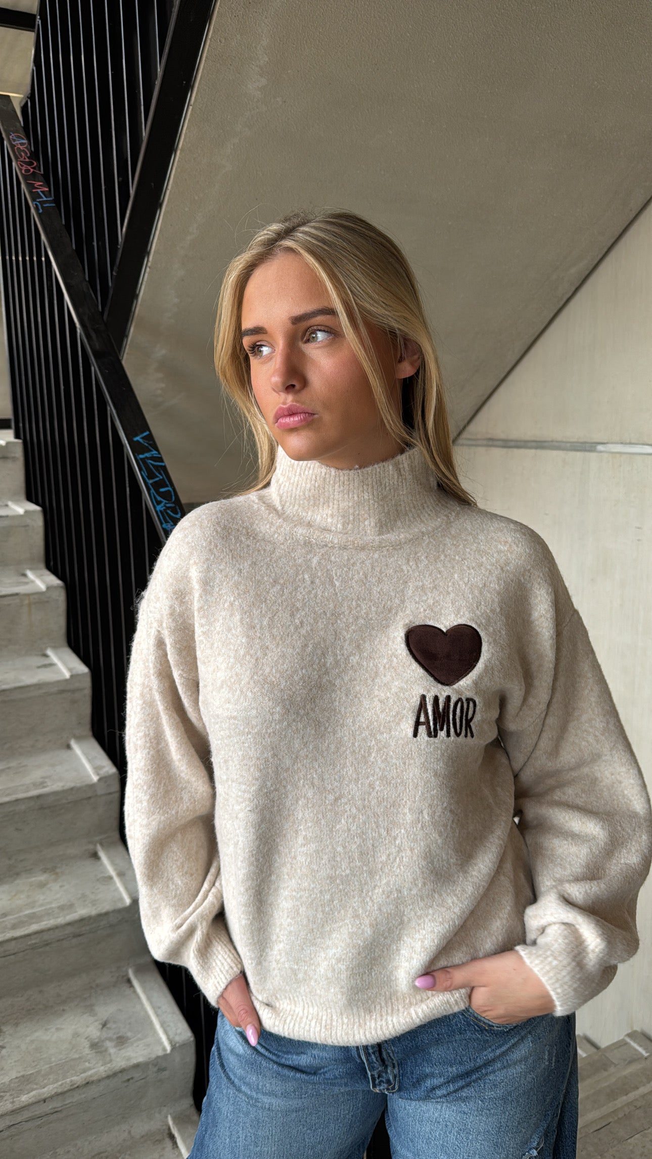 Trui  Amor Beige