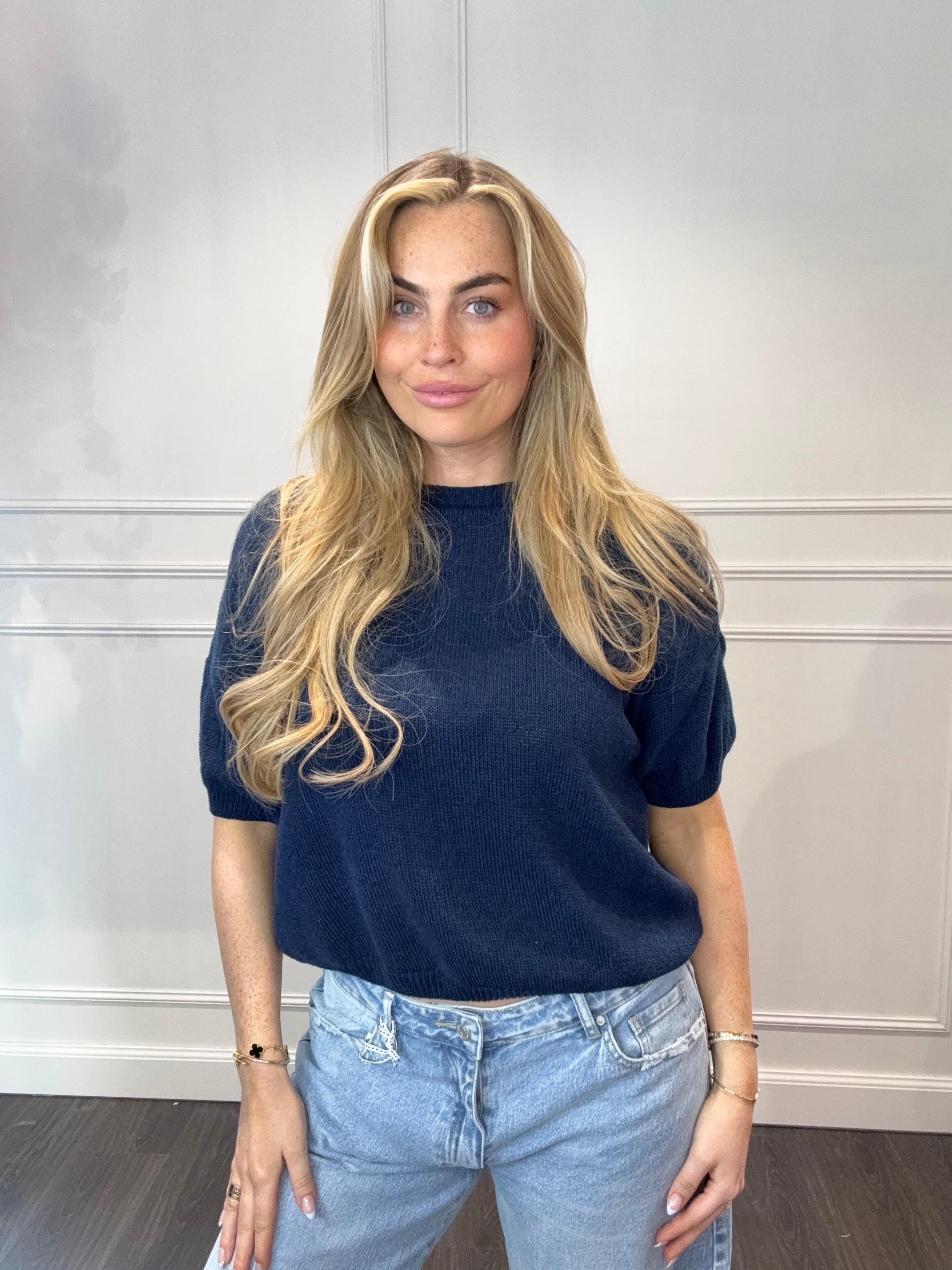 Mandy Jane Top Blauw