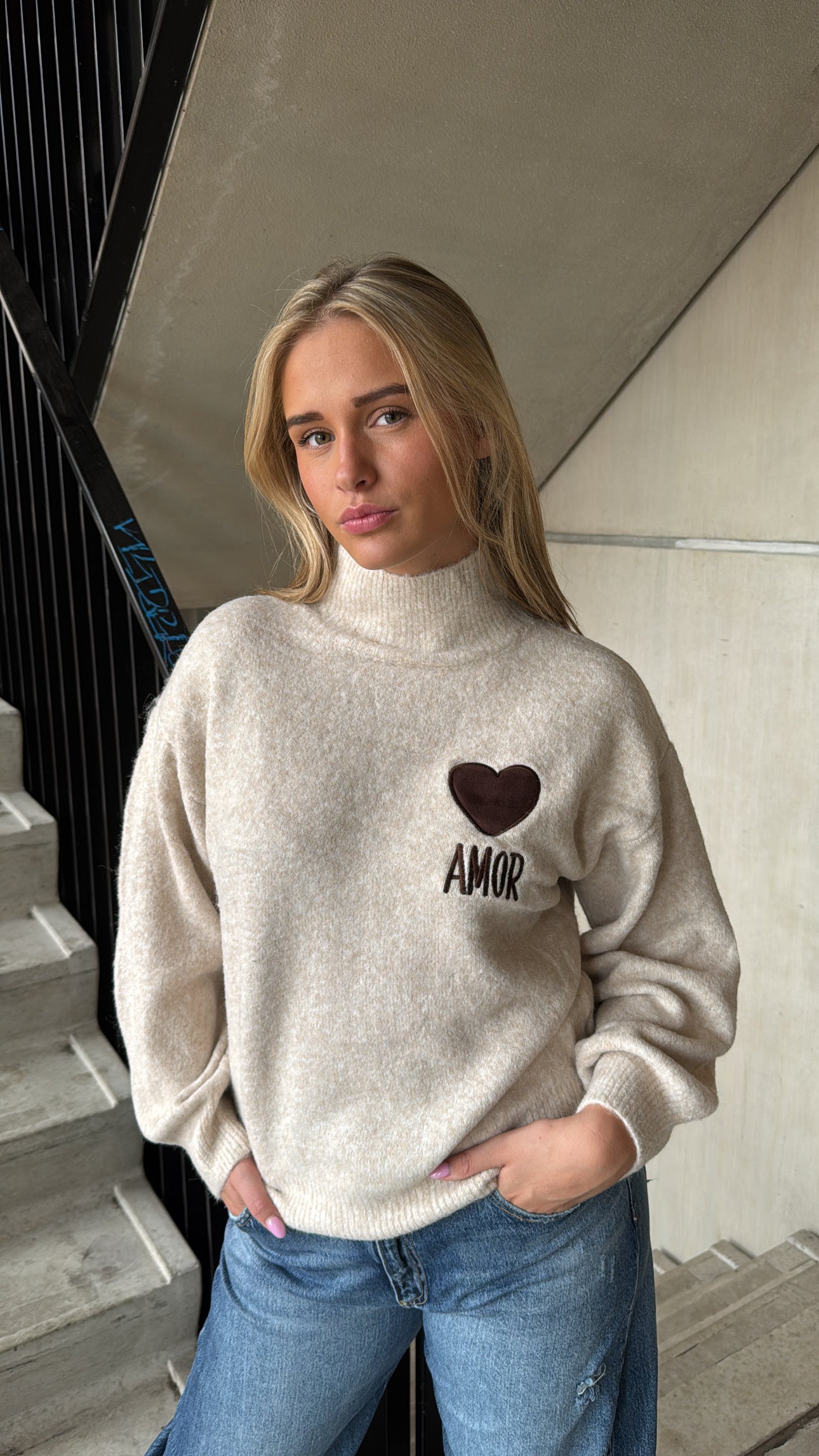 Trui  Amor Beige