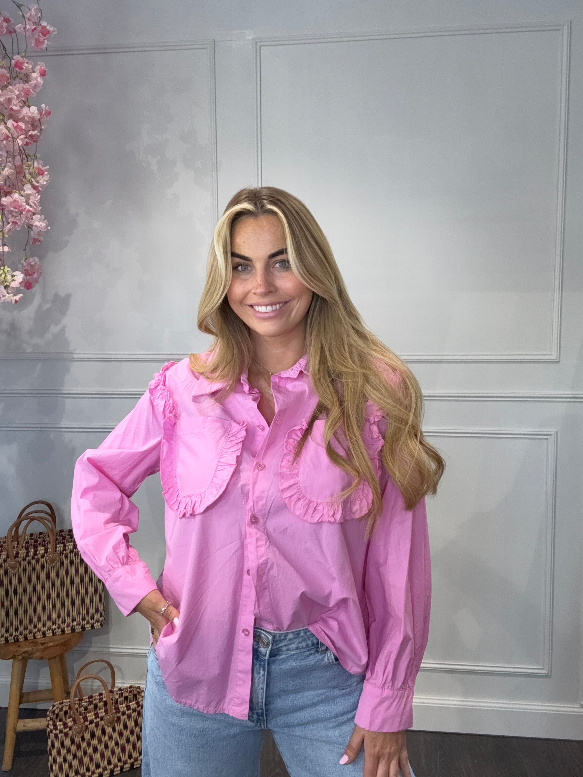 Ambika Blouse Roze