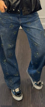 Jeans Blauw Stenen Vol Bobbi
