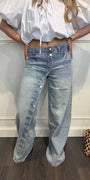 Jeans Side Buttons