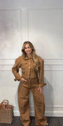 2 Delige Set Denim Rebel Camel