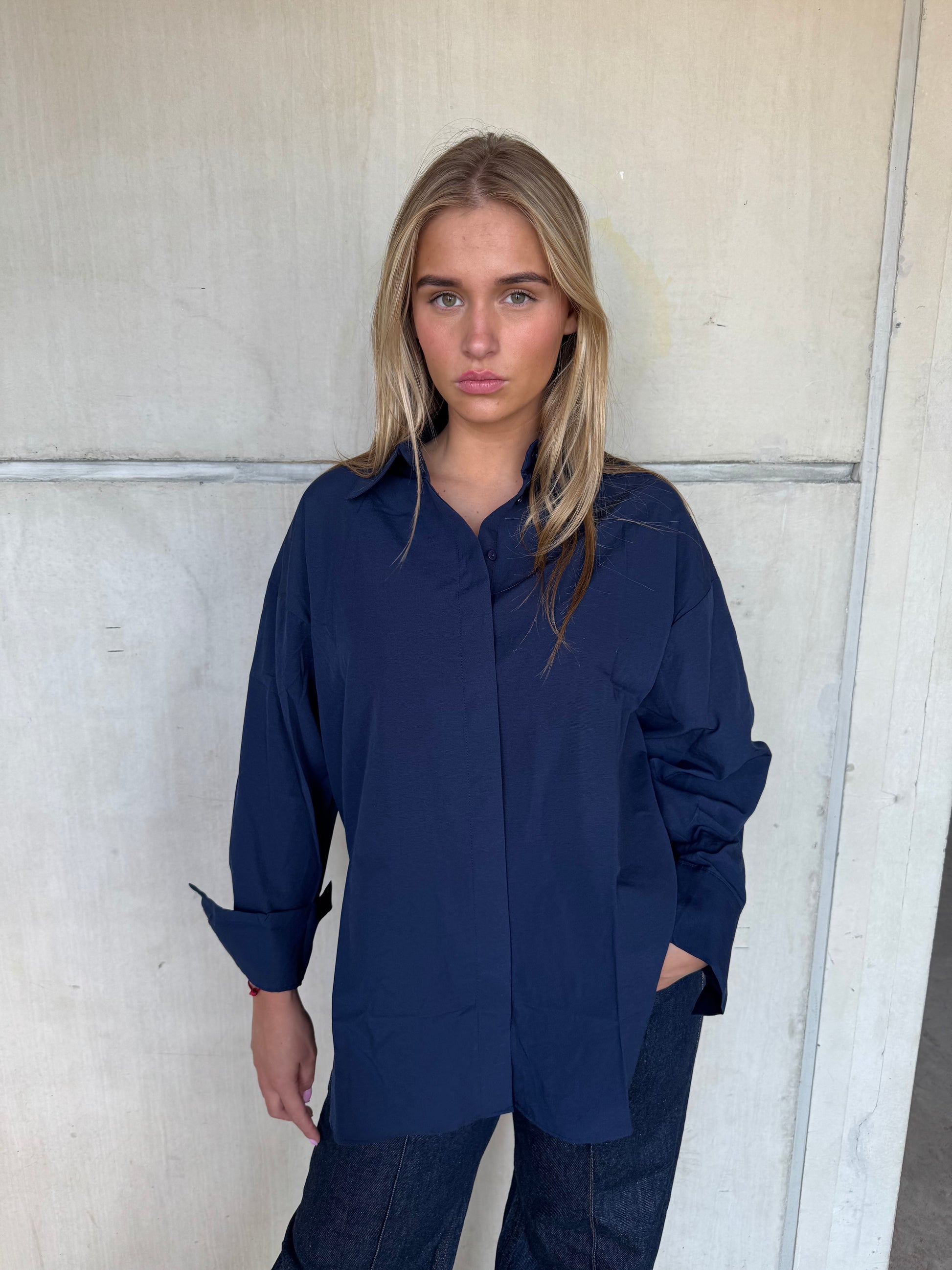Blouse Eloise Donker Blauw