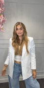 Blazer Broderie Wit