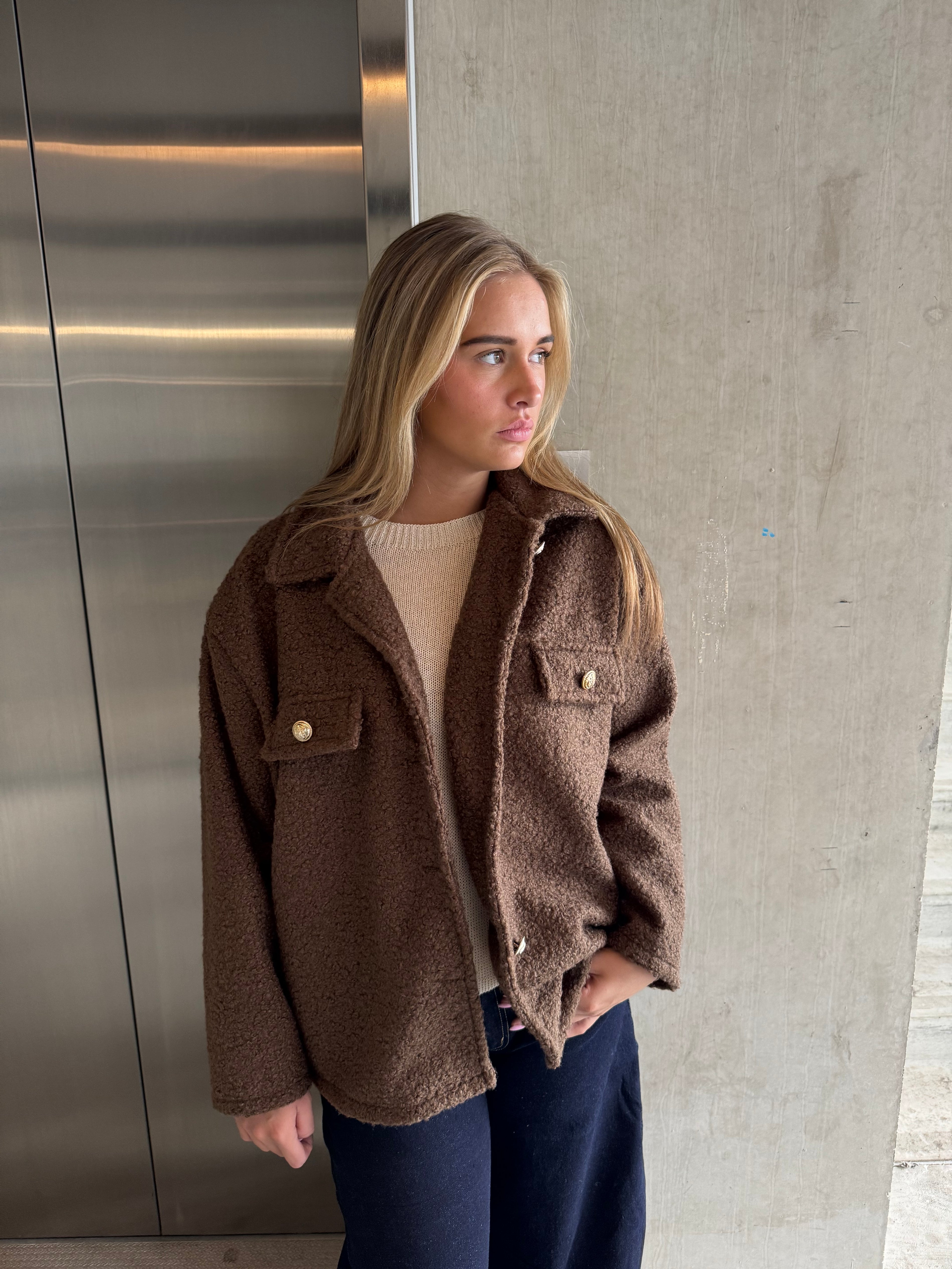 Jas / Vest Soft Bruin