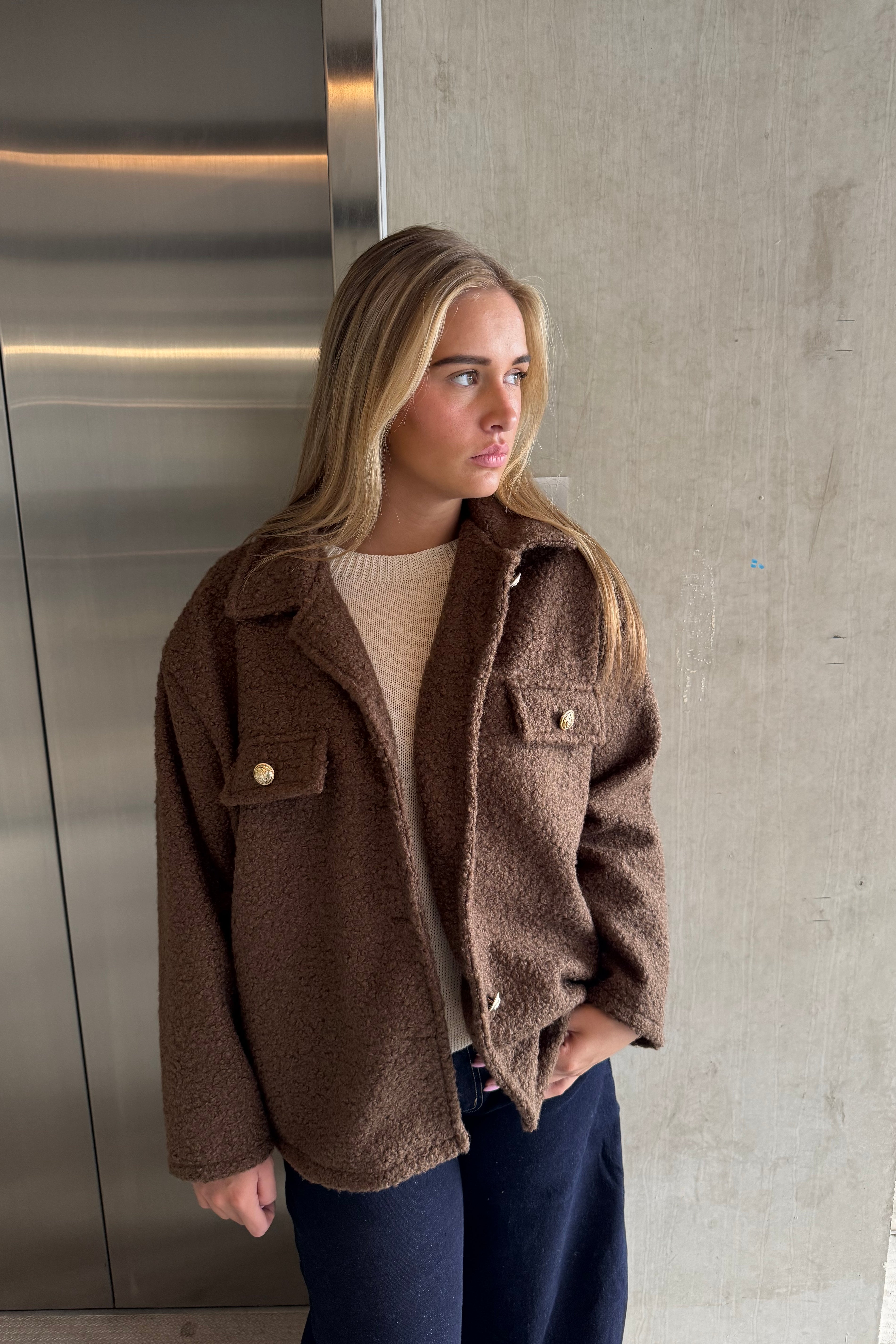 Jas / Vest Soft Bruin