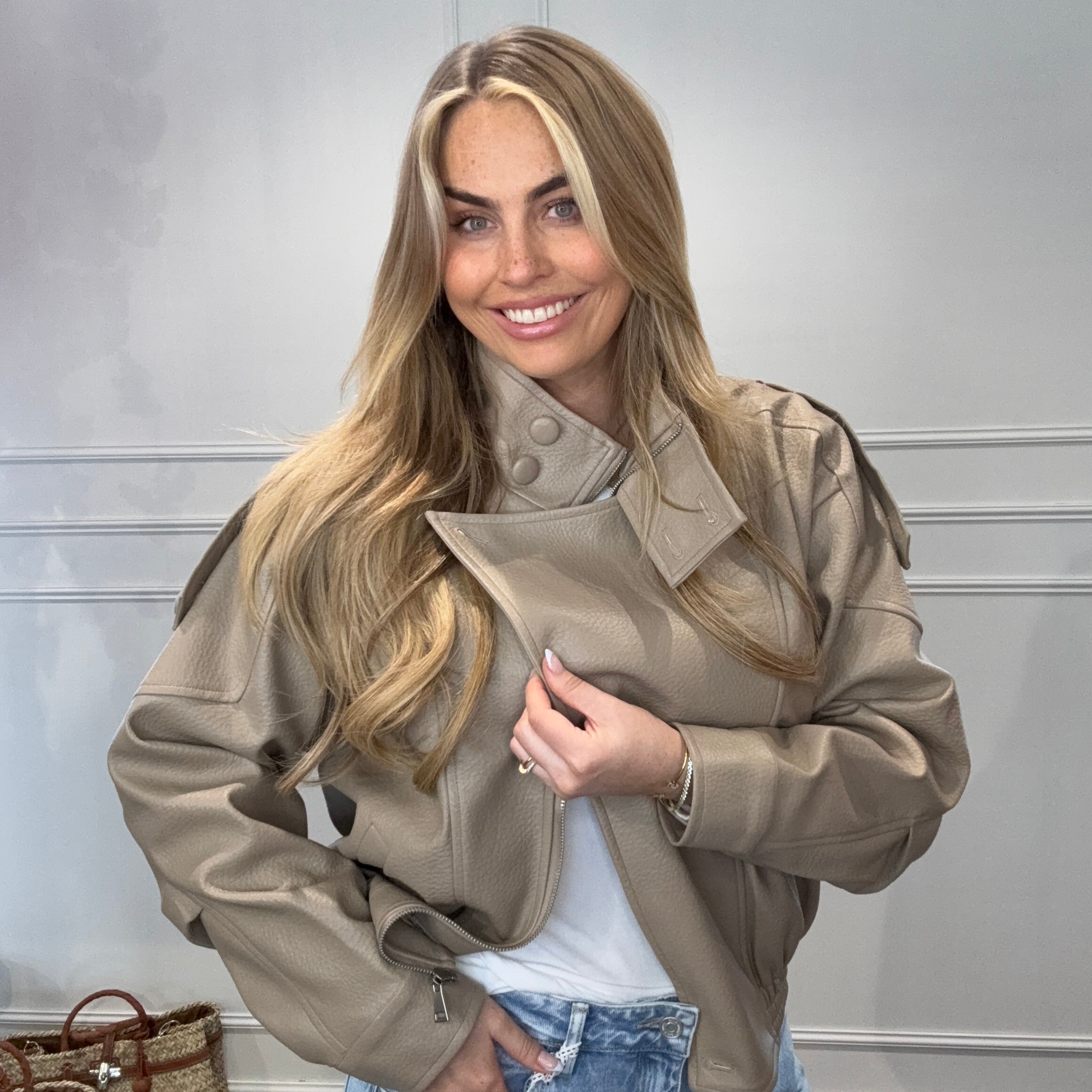 Jasje Ambika Vegan Leer Taupe