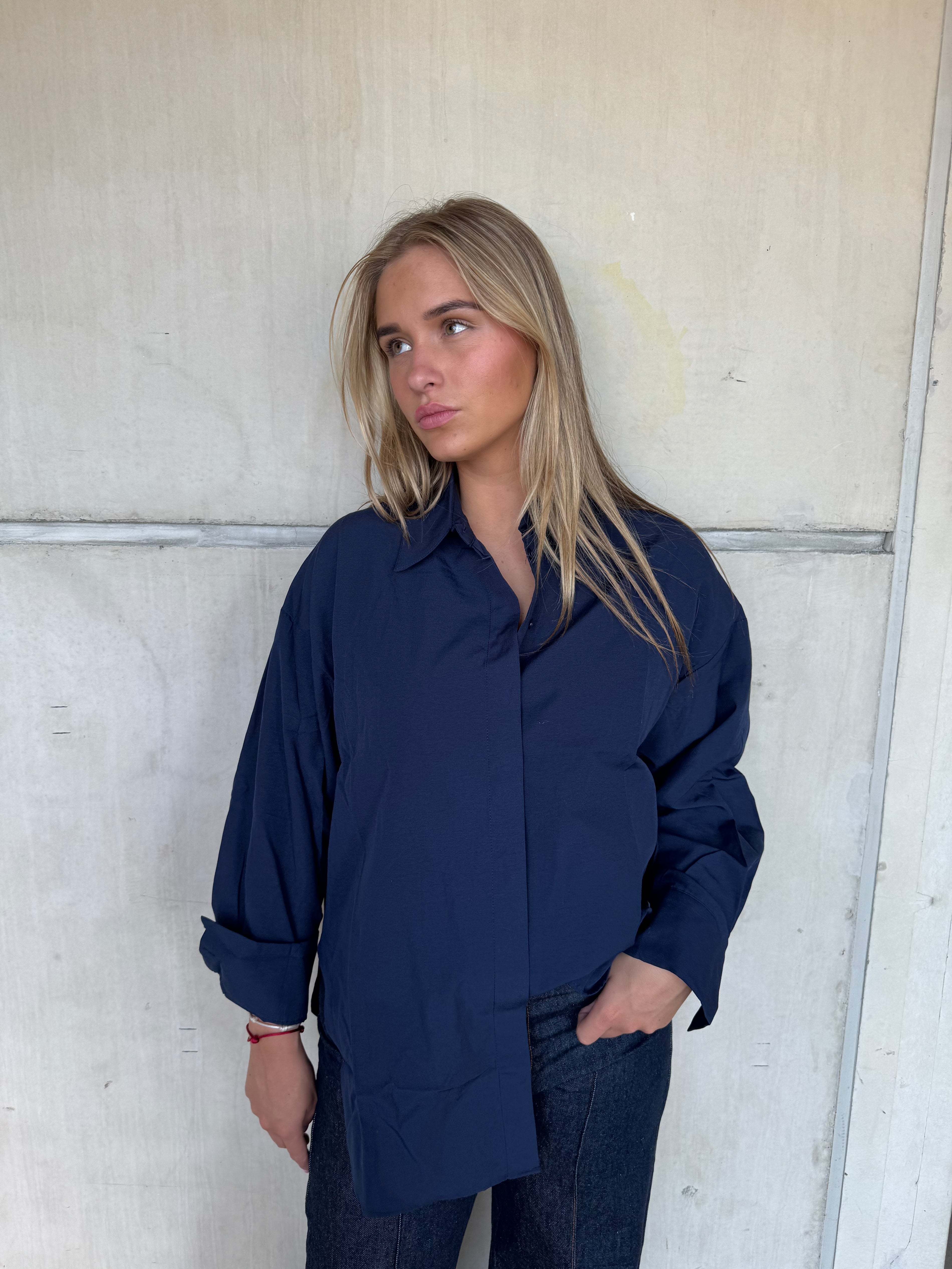 Blouse Eloise Donker Blauw