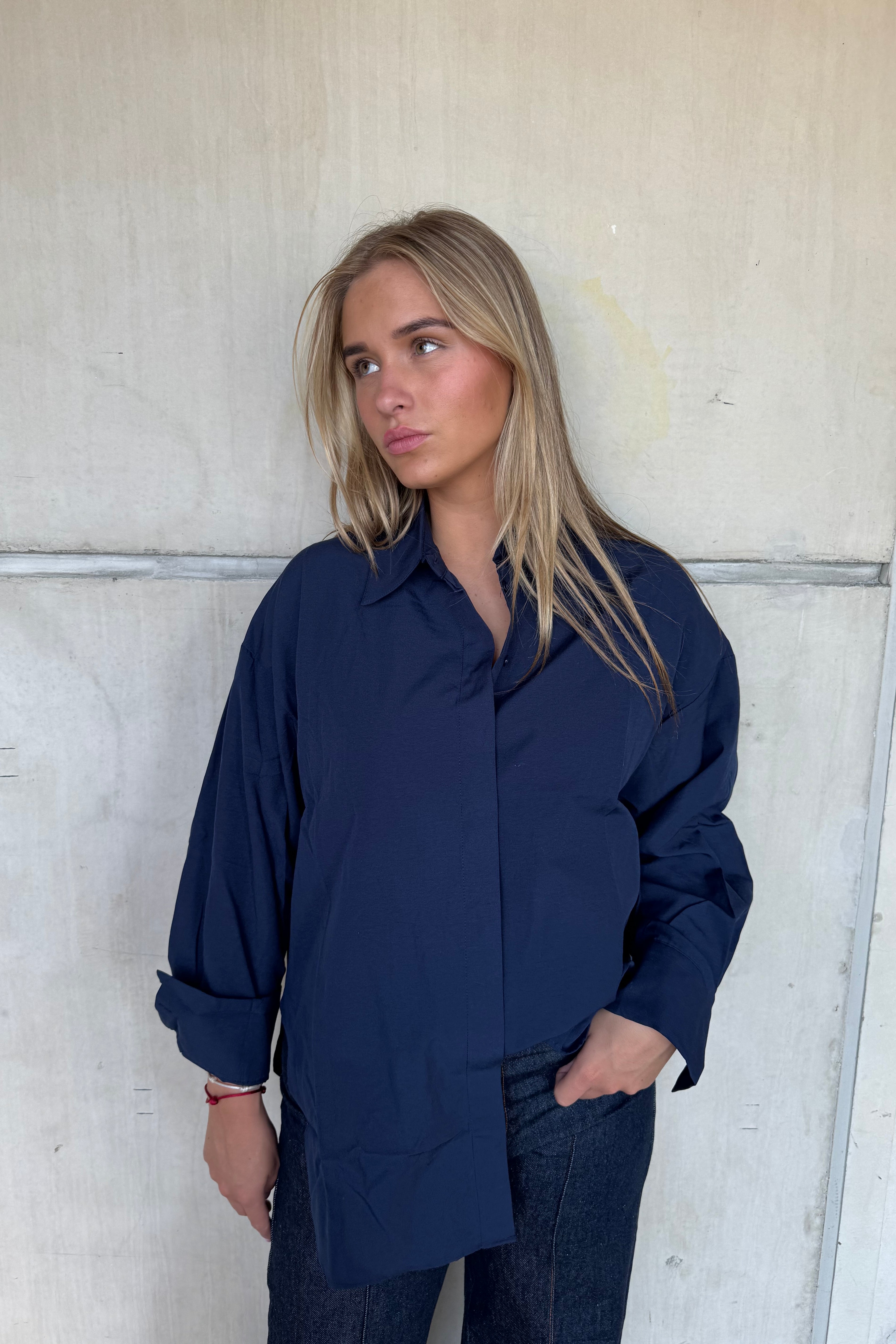 Blouse Eloise Donker Blauw