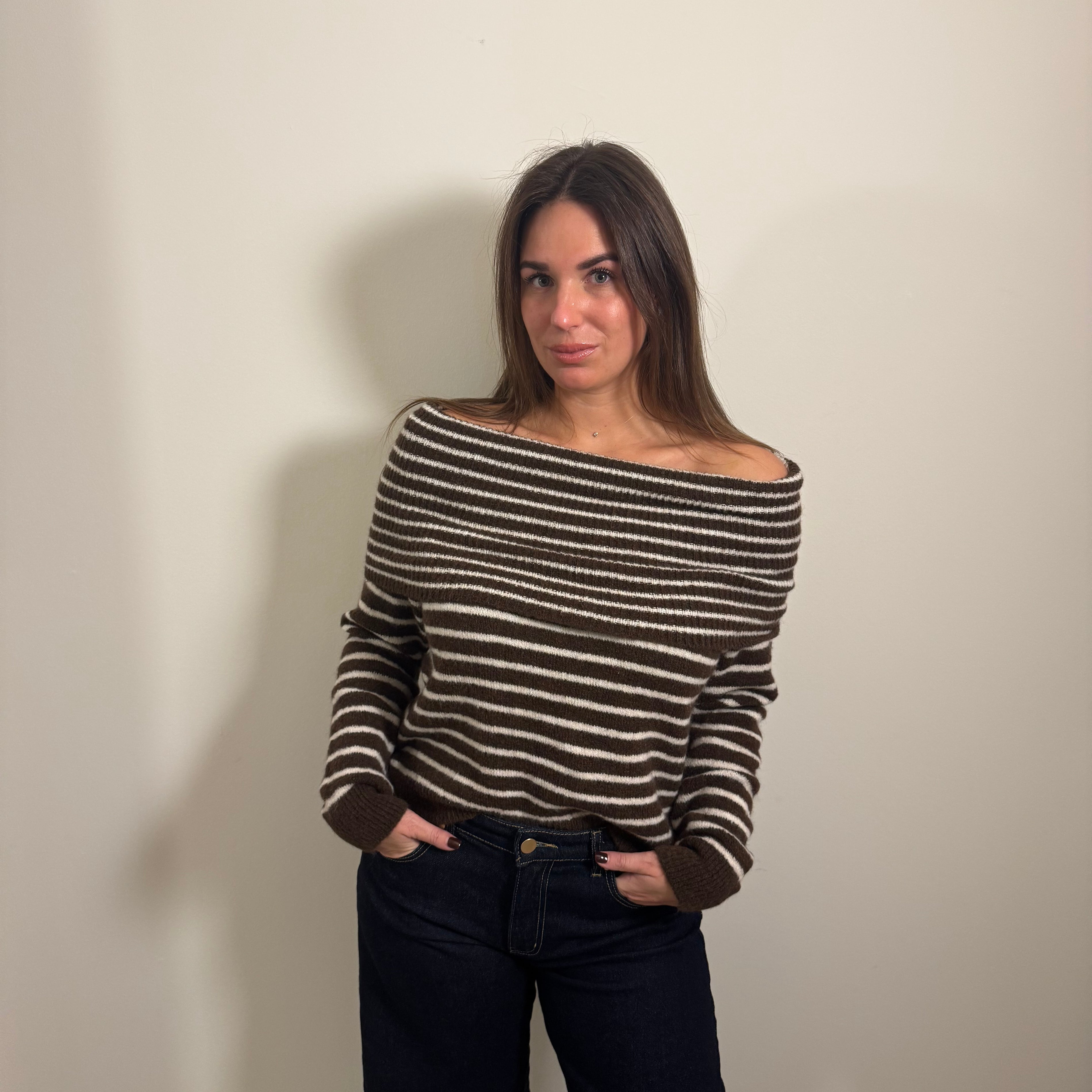 Trui Of Schouder Bruin