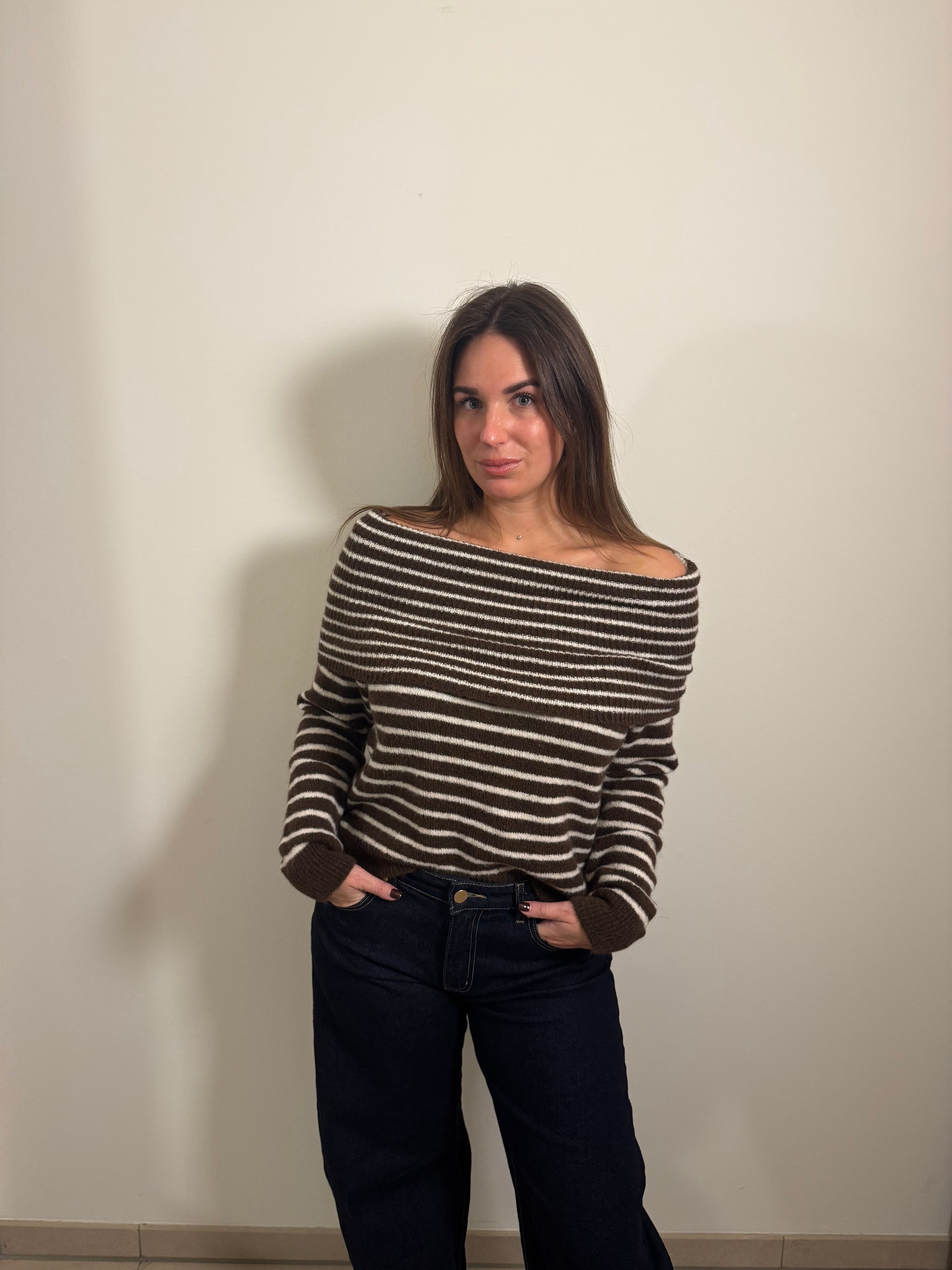 Trui Of Schouder Bruin