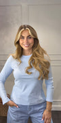 Ambika Basic Top Lichtblauw