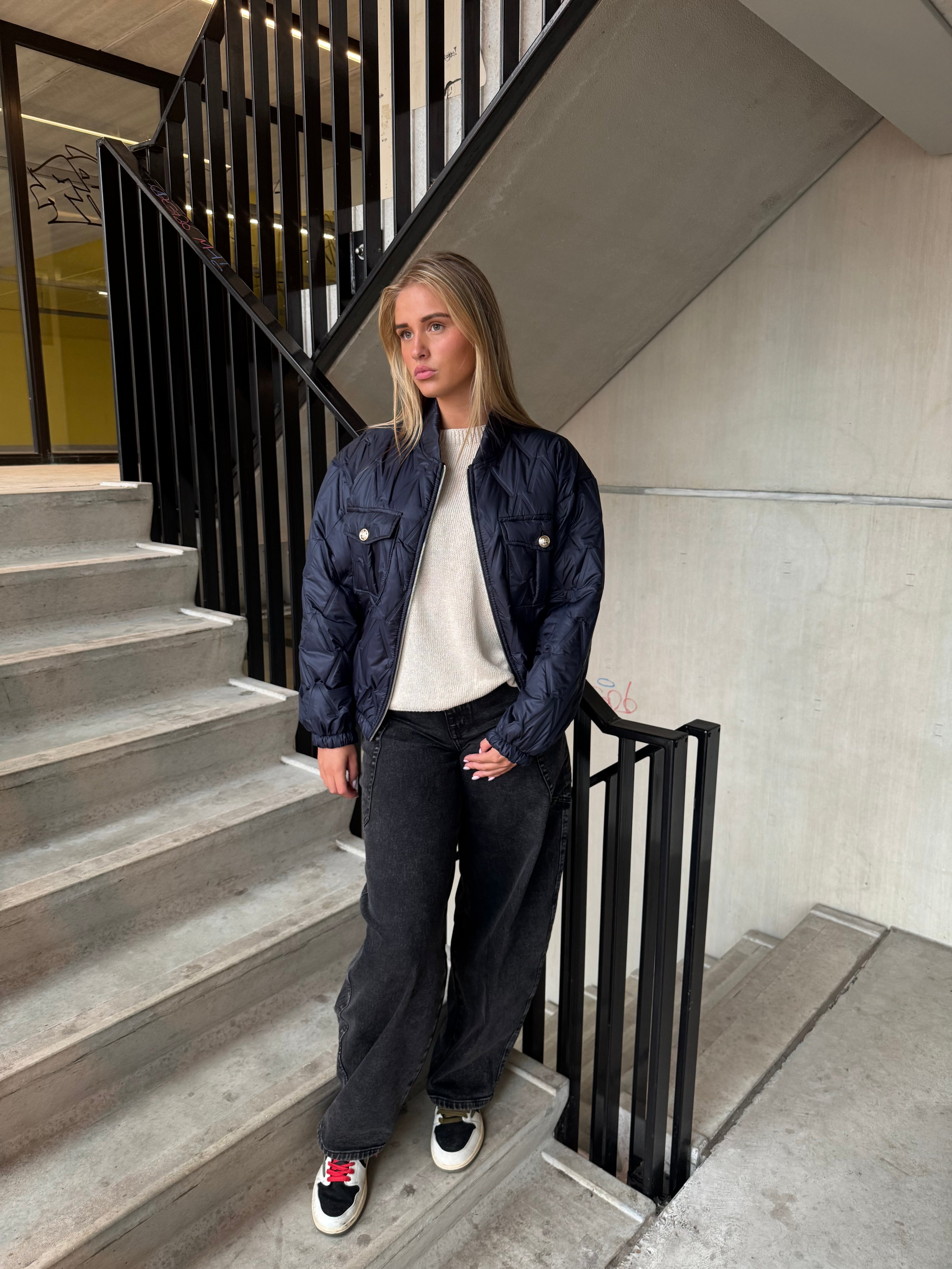 Bomber Jasje Lexi Donker Blauw