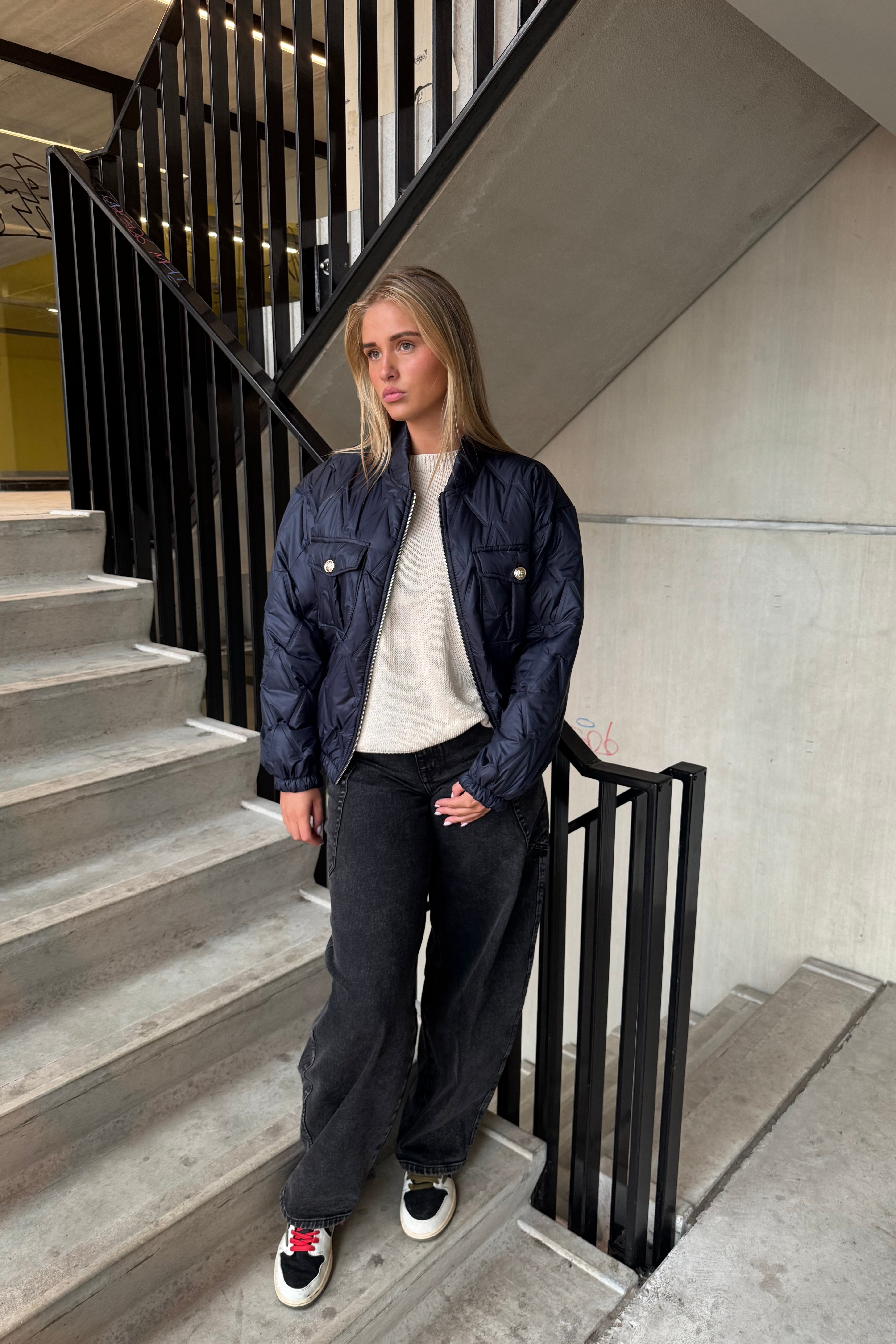 Bomber Jasje Lexi Donker Blauw