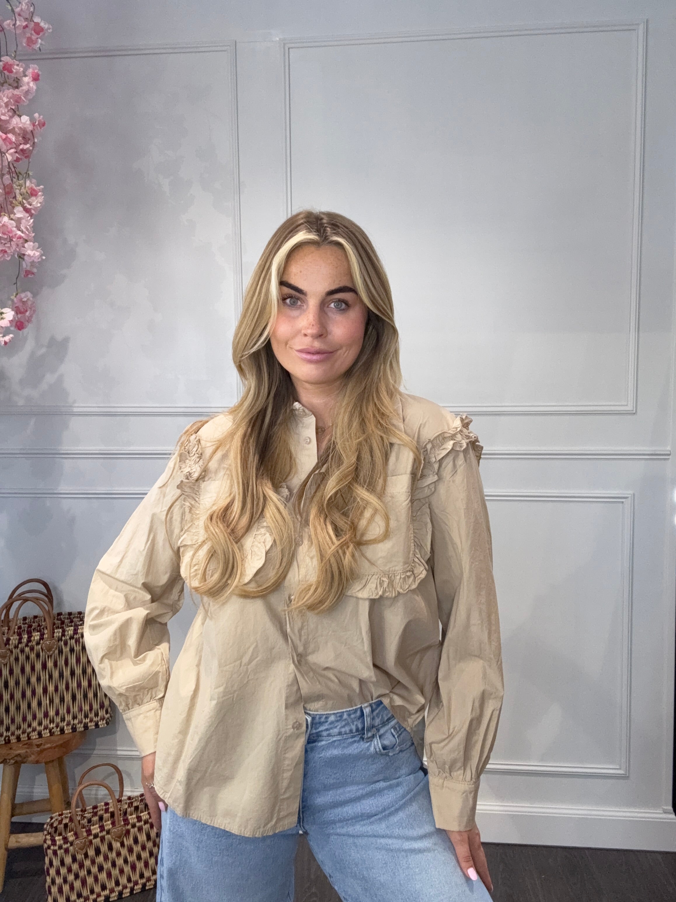 Ambika Blouse Oker Geel