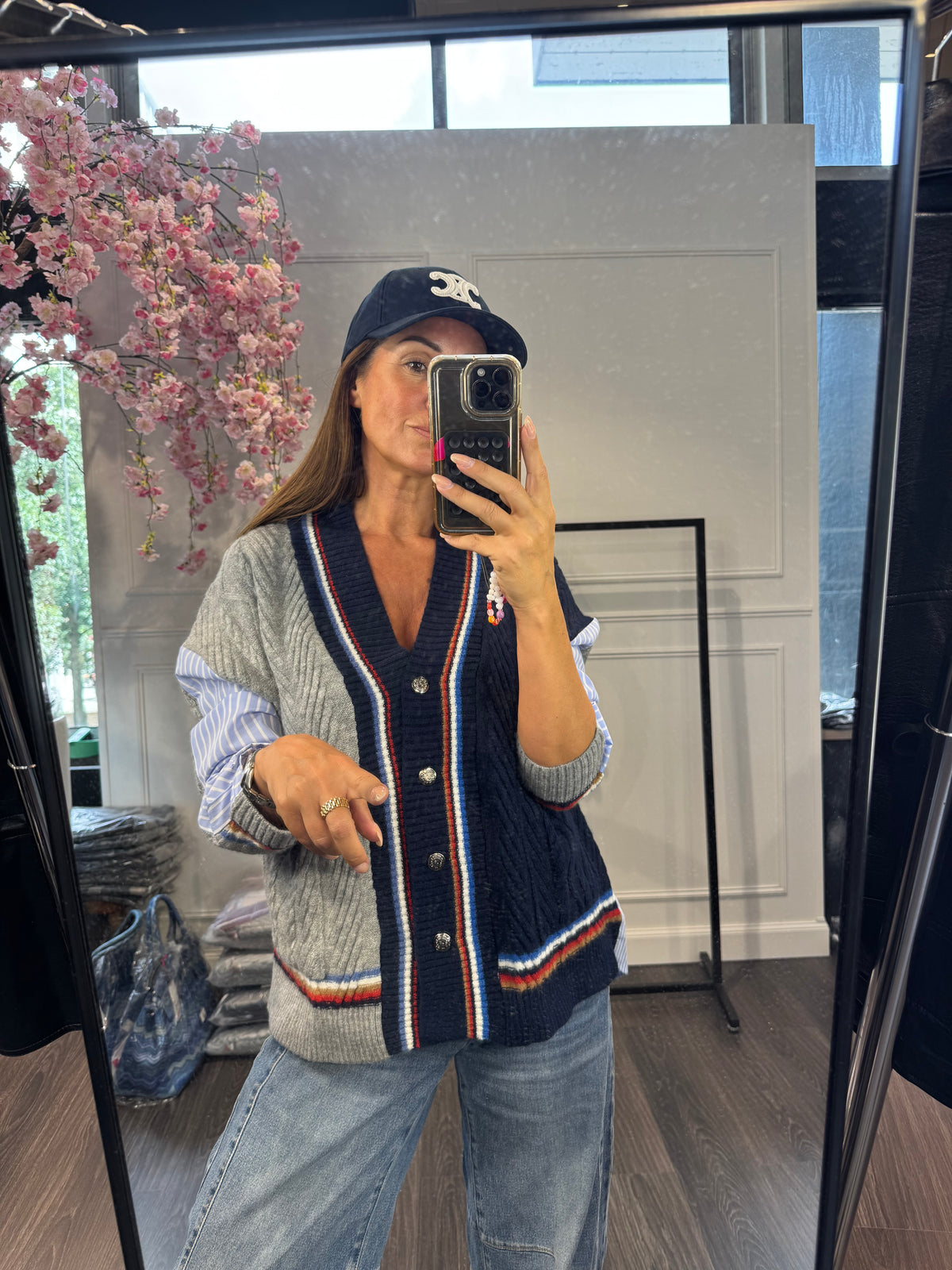 Vest Blauw Sarina