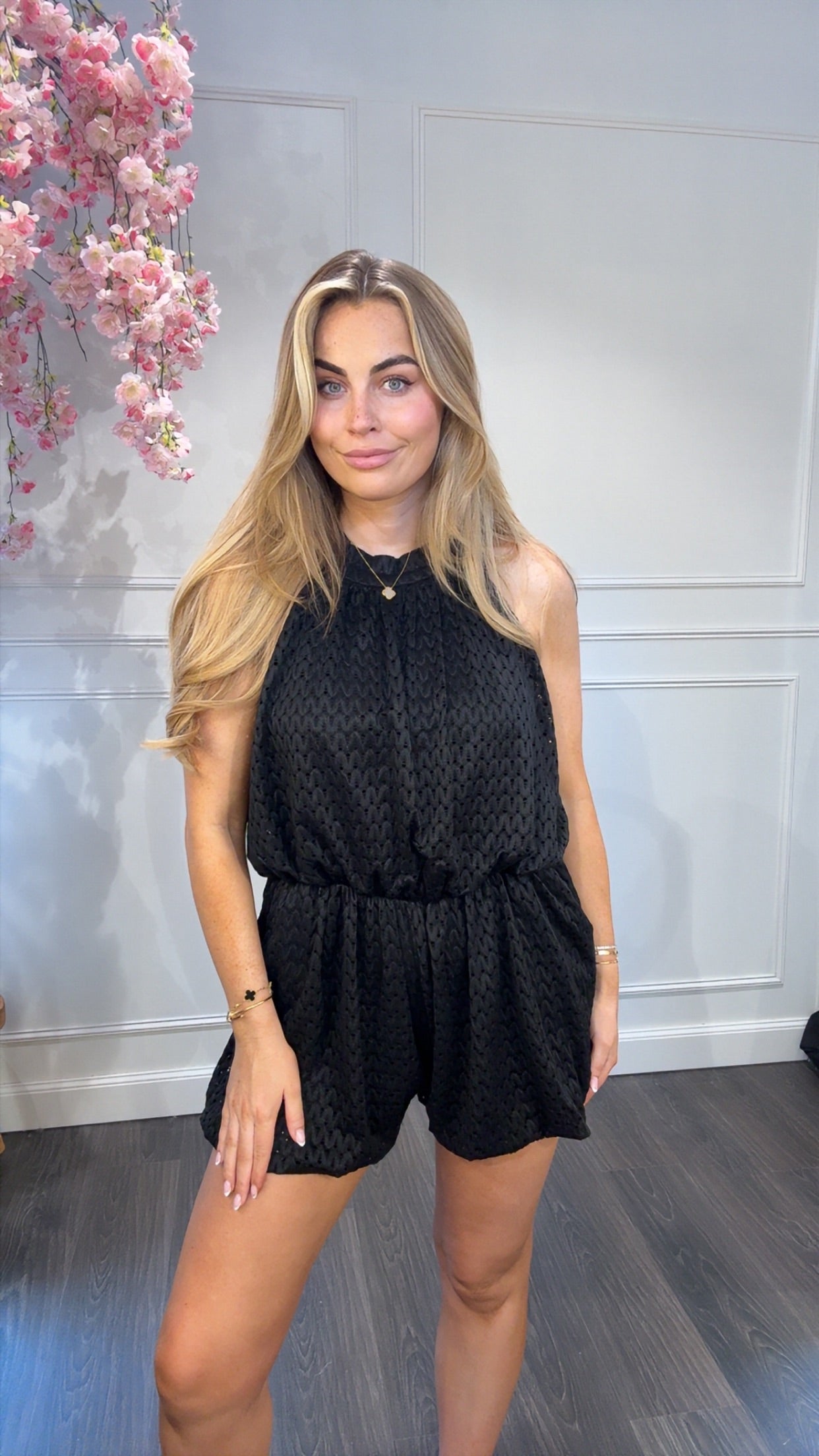 Jumpsuit Zwart Kort