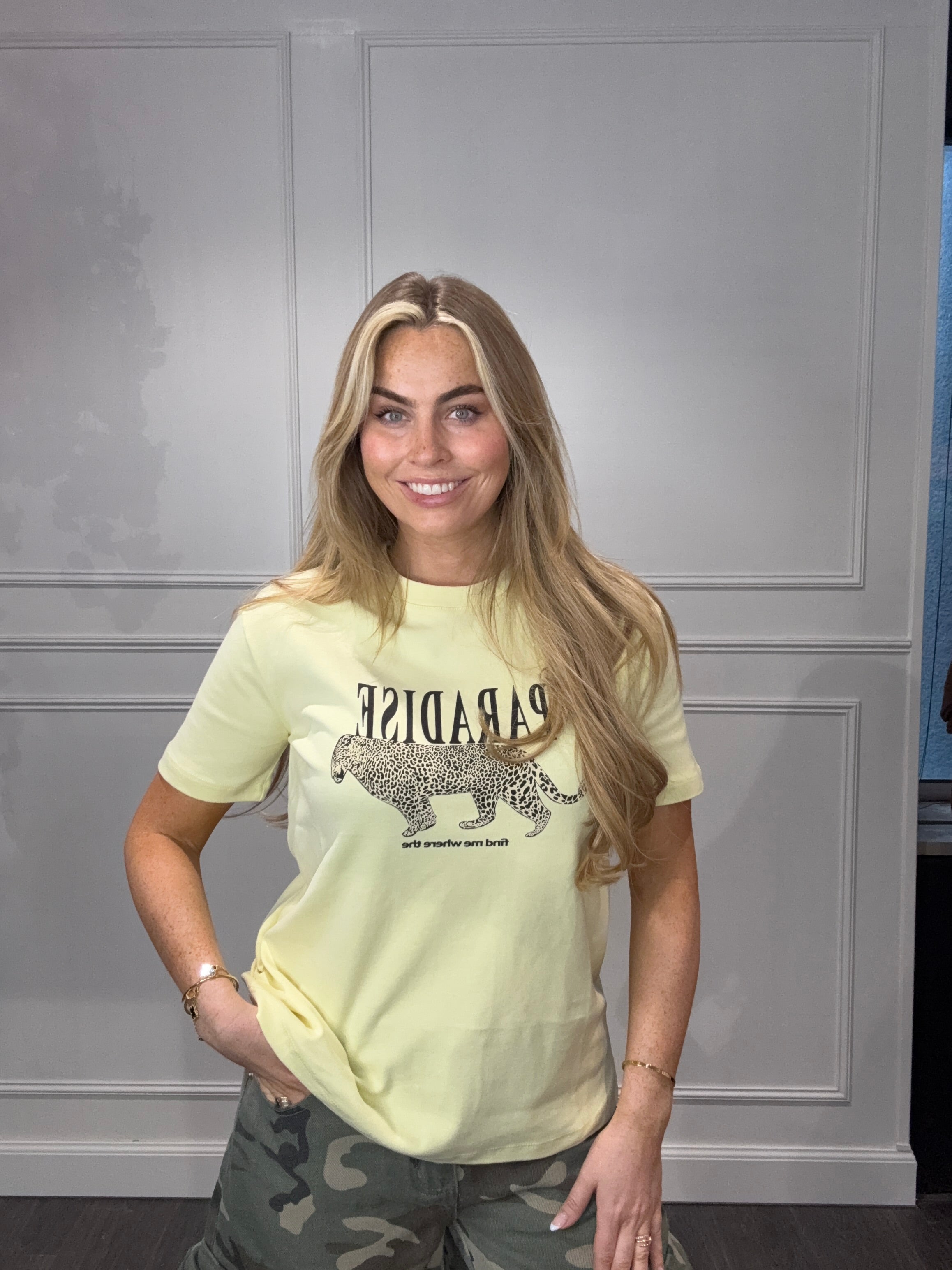 T-Shirt Yellow Panter