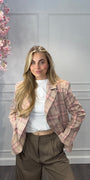 Ambika Blazer Ruit Pink