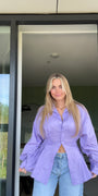 Blouse Robe Purple