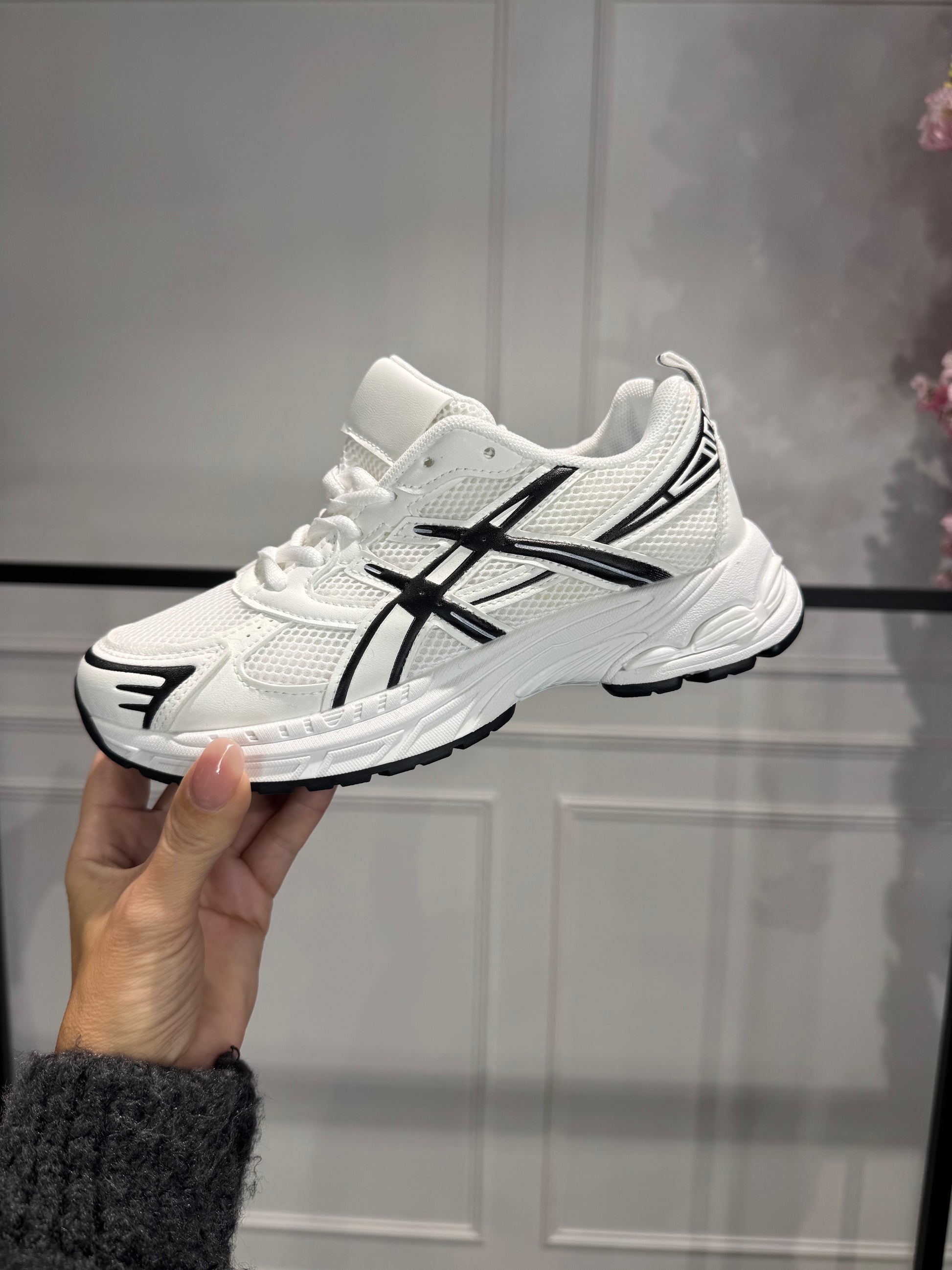 Sneakers Wit Met Zwarte strepen