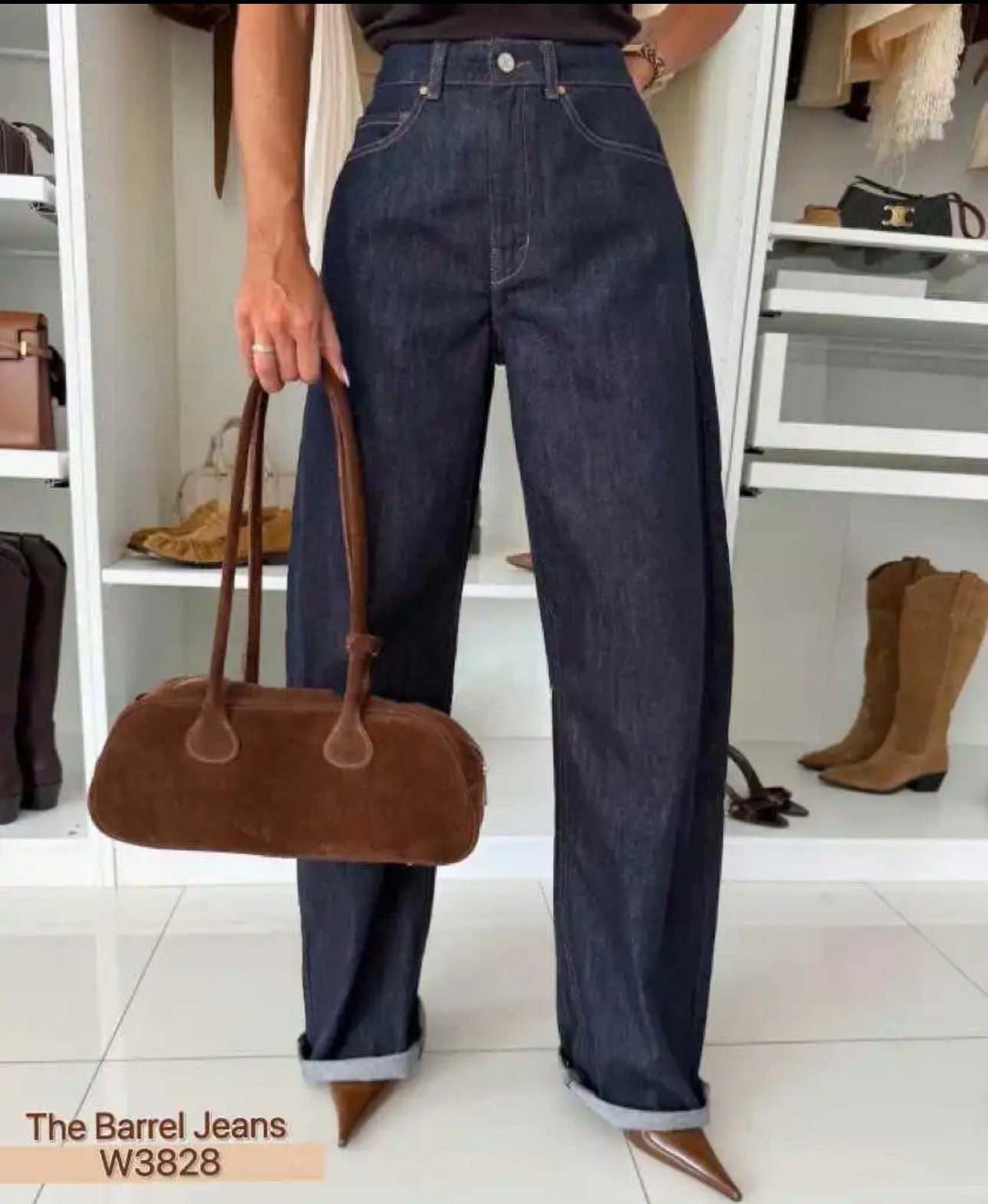 Balloon Jeans Donkerblauw