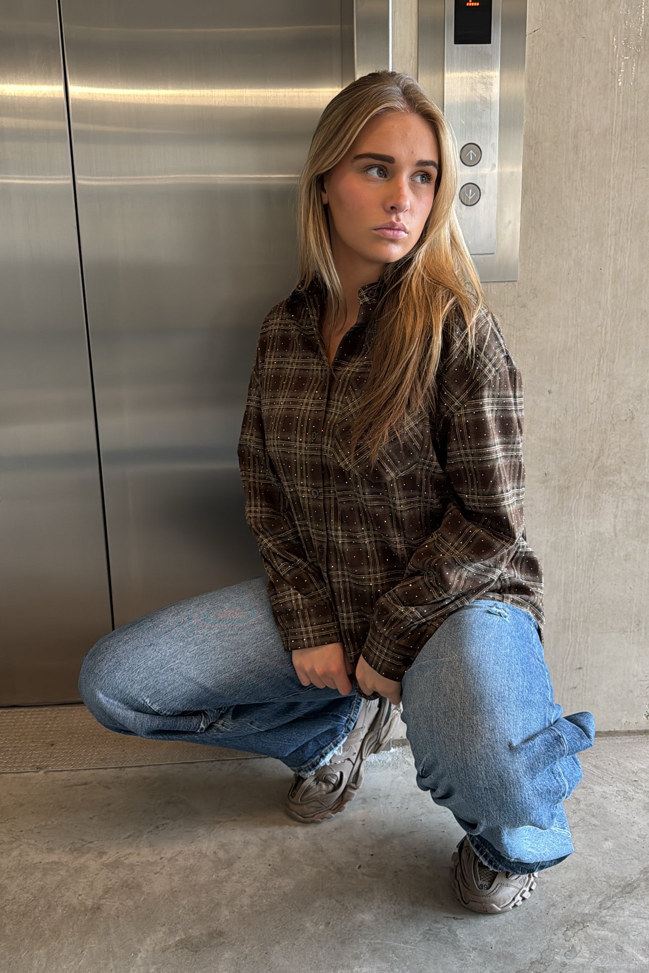 Blouse Sparkle Bruin