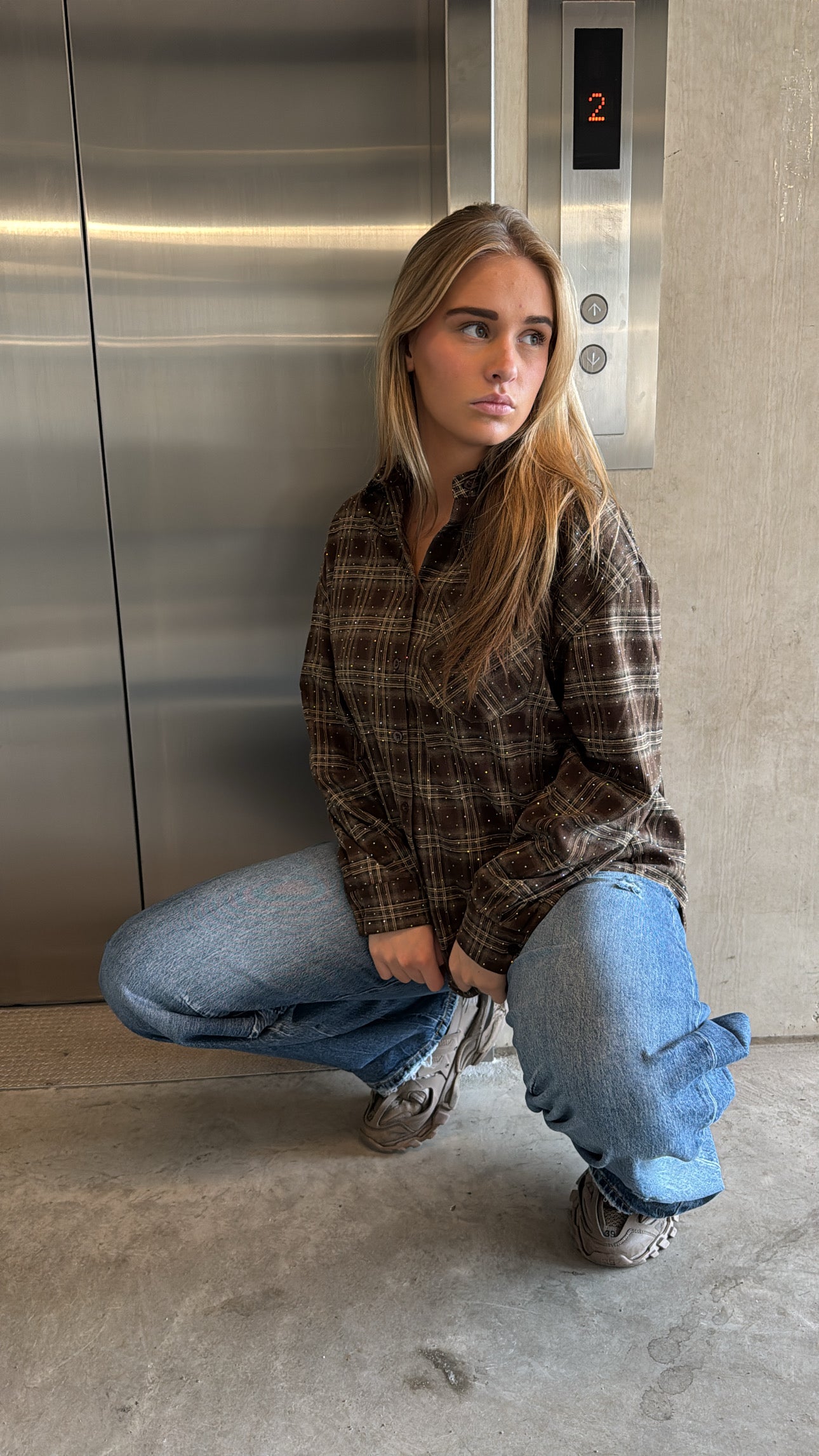 Blouse Sparkle Bruin