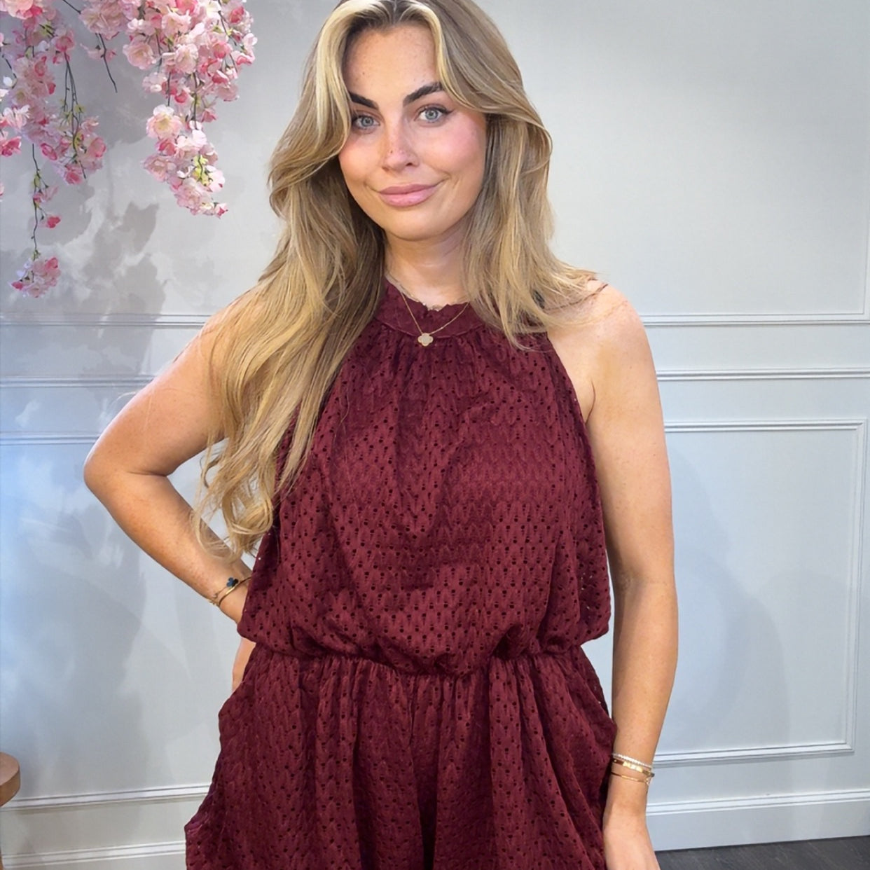 Jumpsuit Rood Kort