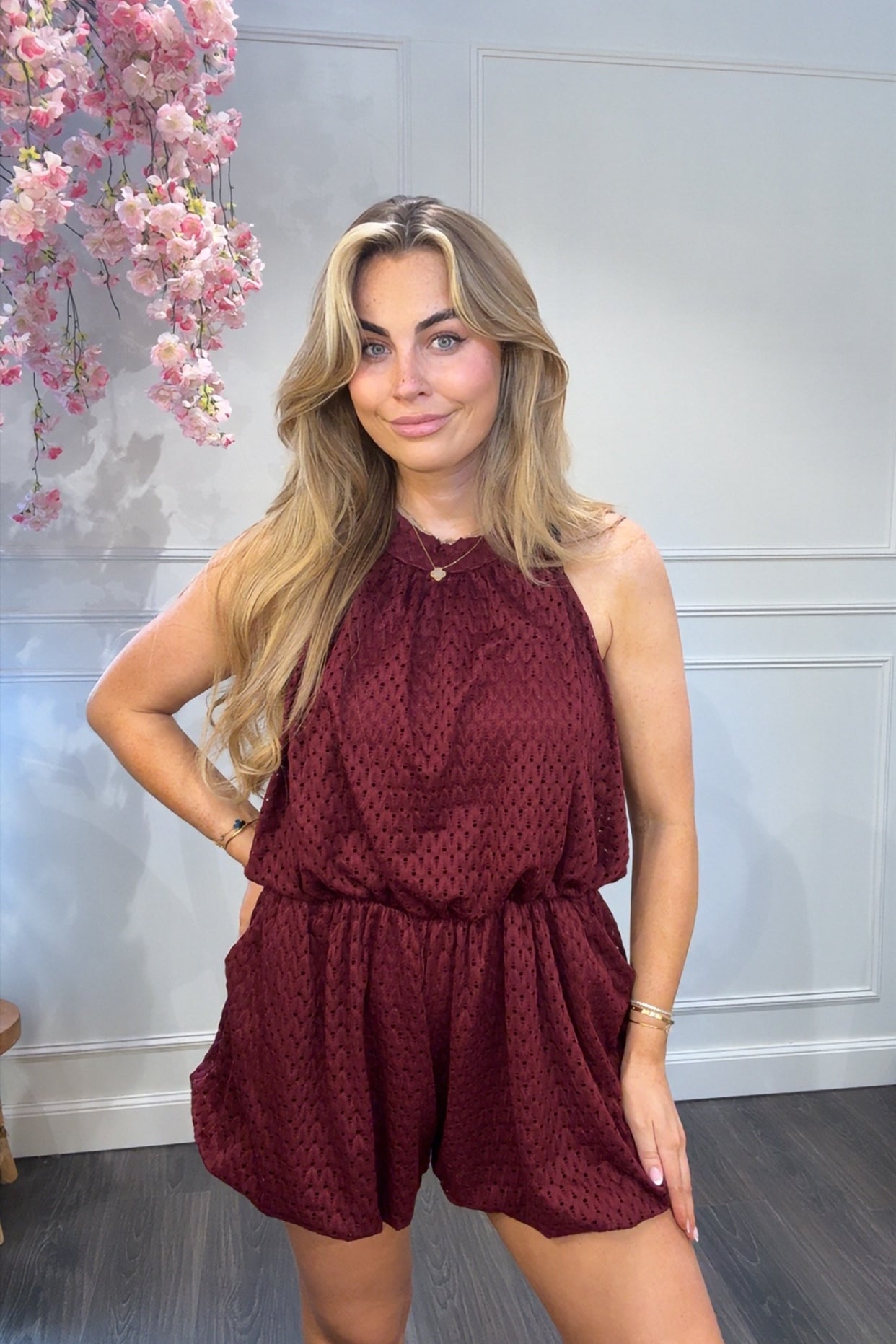 Jumpsuit Rood Kort