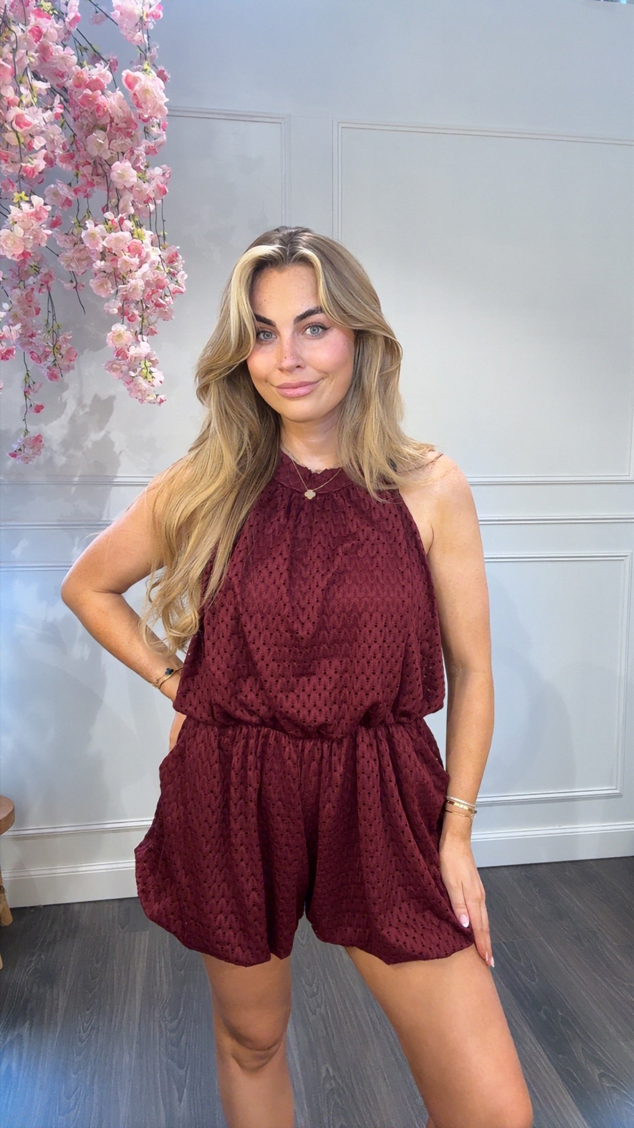 Jumpsuit Rood Kort