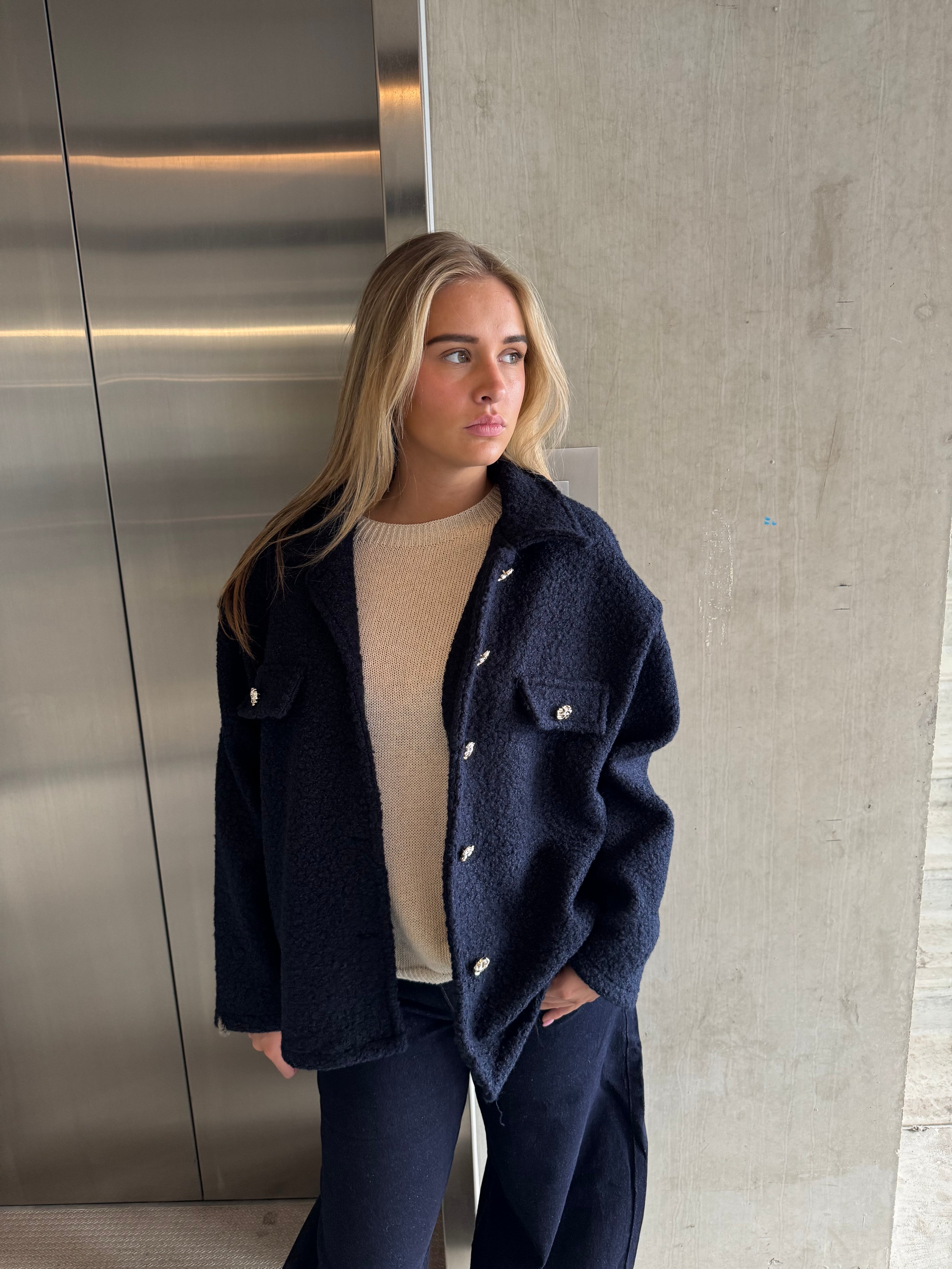 Jas/vest Donkerblauw