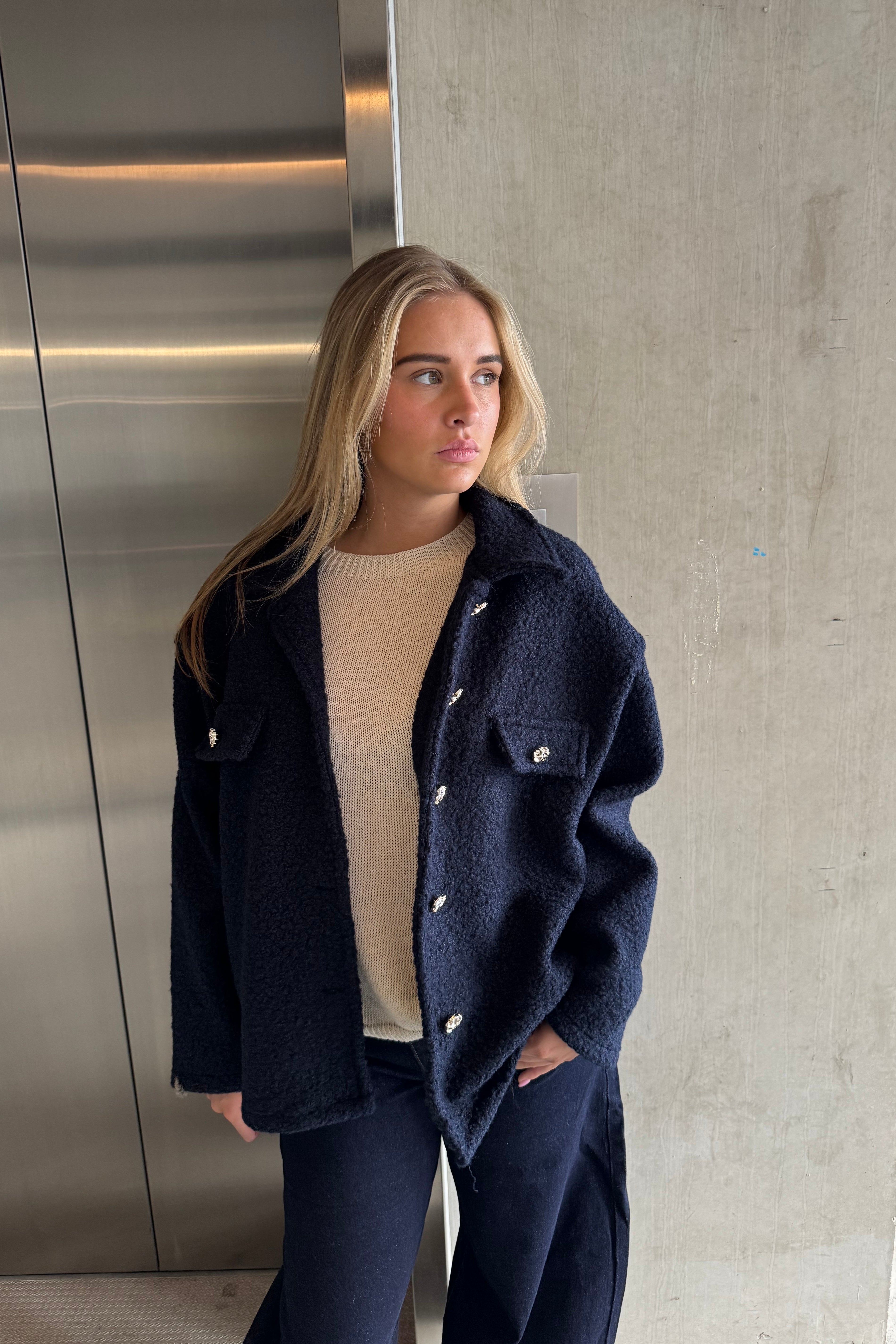 Jas/vest Donkerblauw