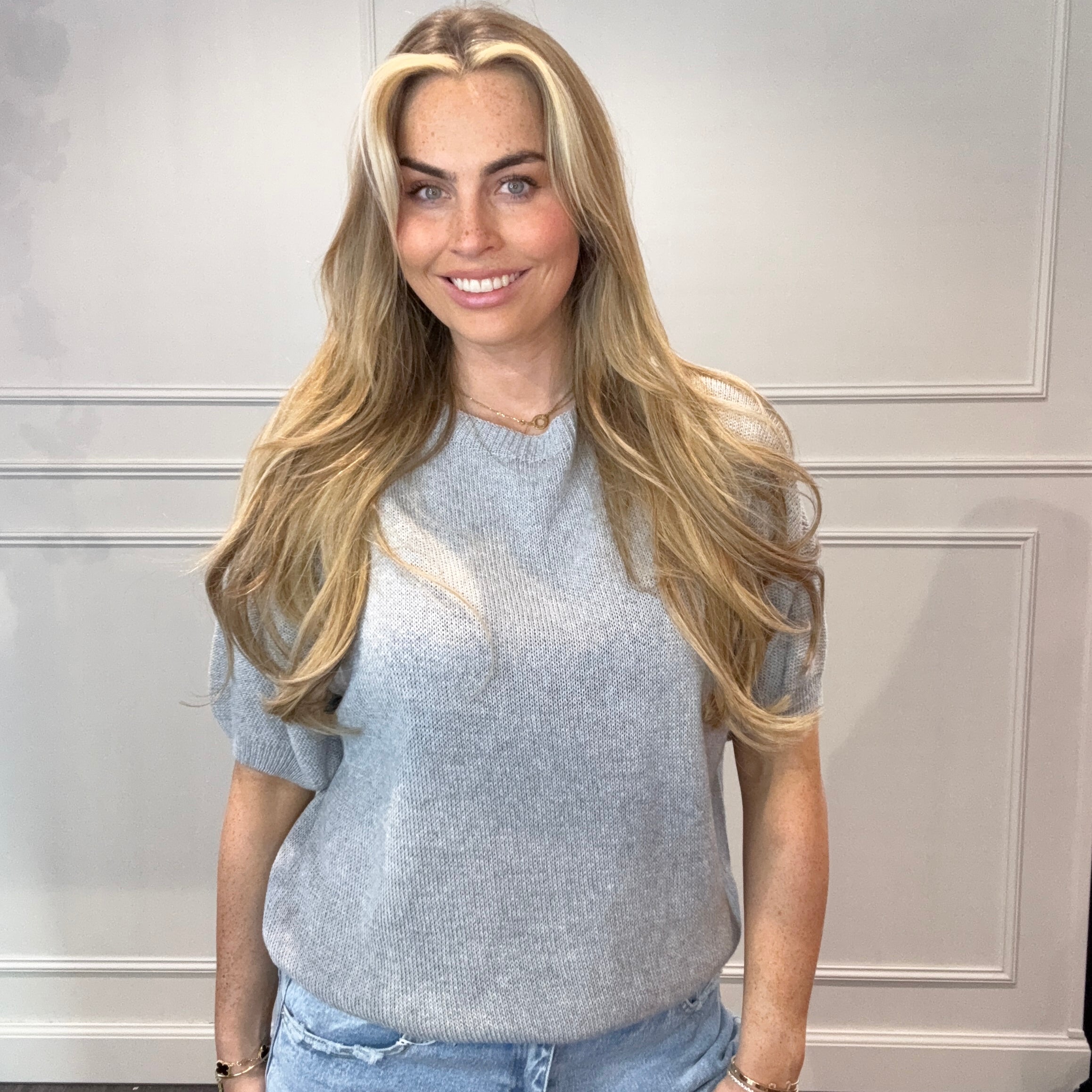 Mandy Jane Top Grijs