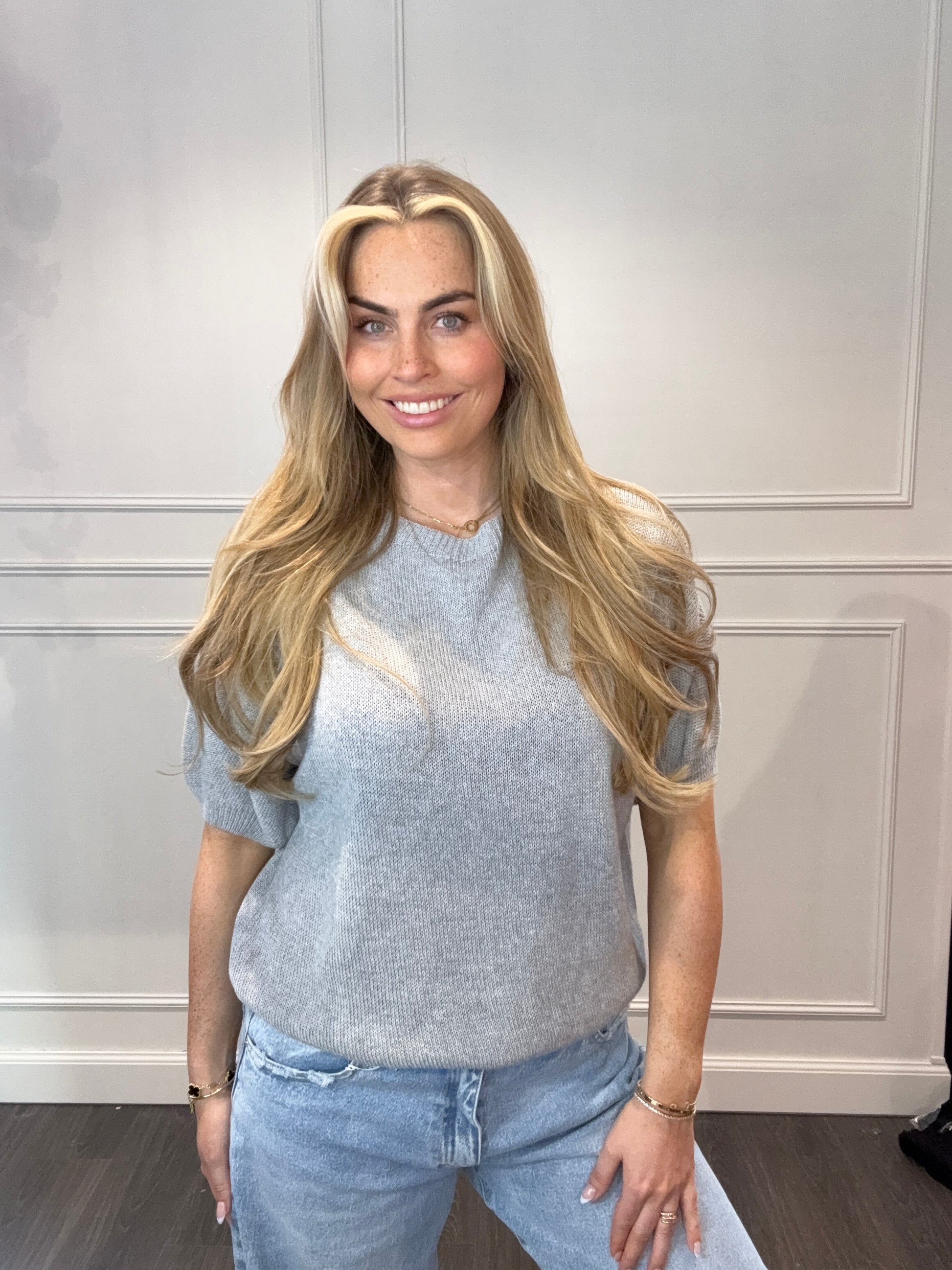 Mandy Jane Top Grijs