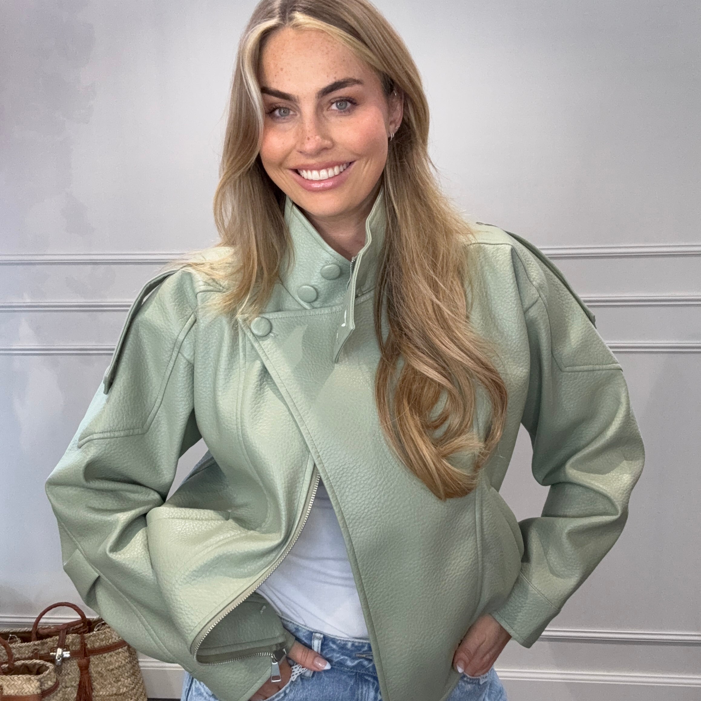 Jasje Ambika Vegan Leer Groen Ambika