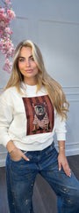 Trui Bulldog Wit